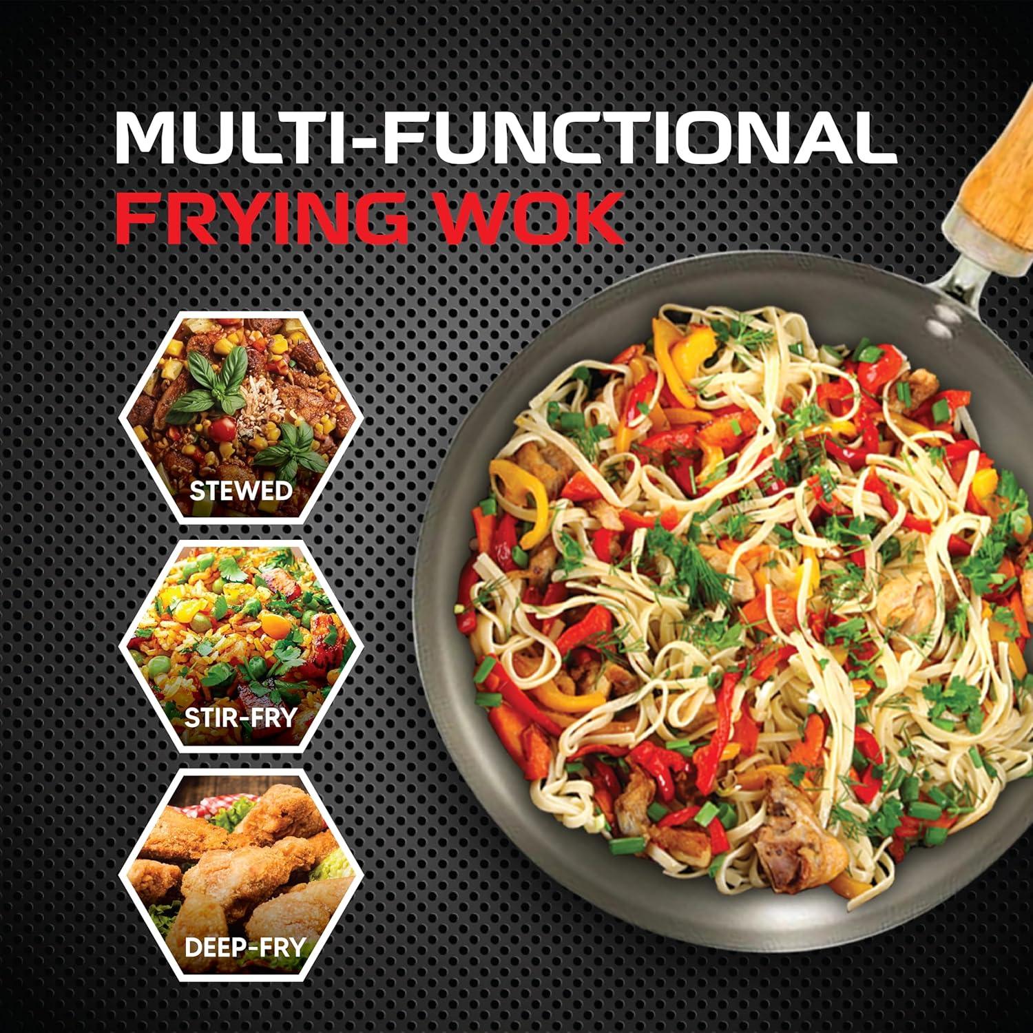 Helen’s Asian Kitchen Wok, Carbon Steel, 8-inch