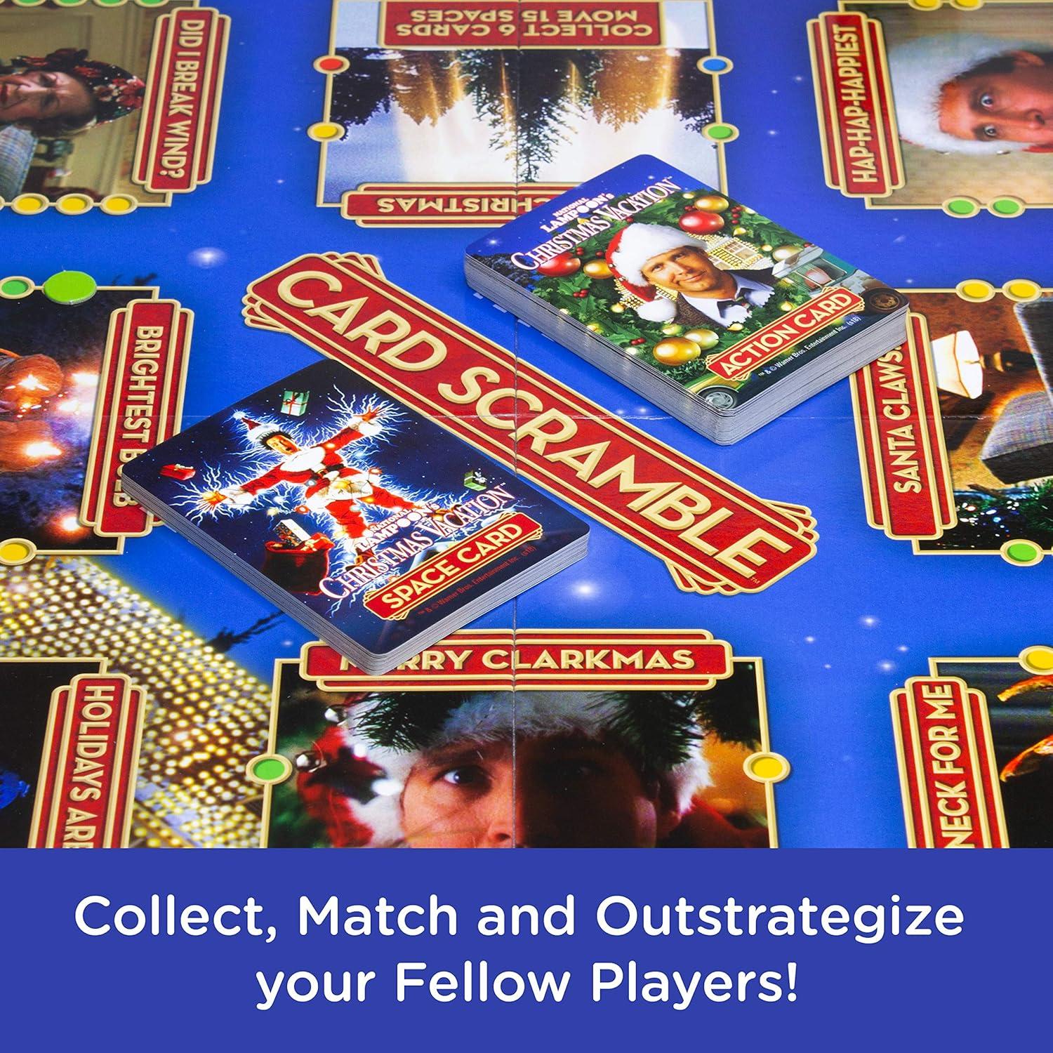AQUARIUS Christmas Vacation Card SSF20 Scramble Board Game- Fun Family Party Game for Kids, Teens & Adults - Entertaining Game Night Gift - Officially Licensed Merchandise