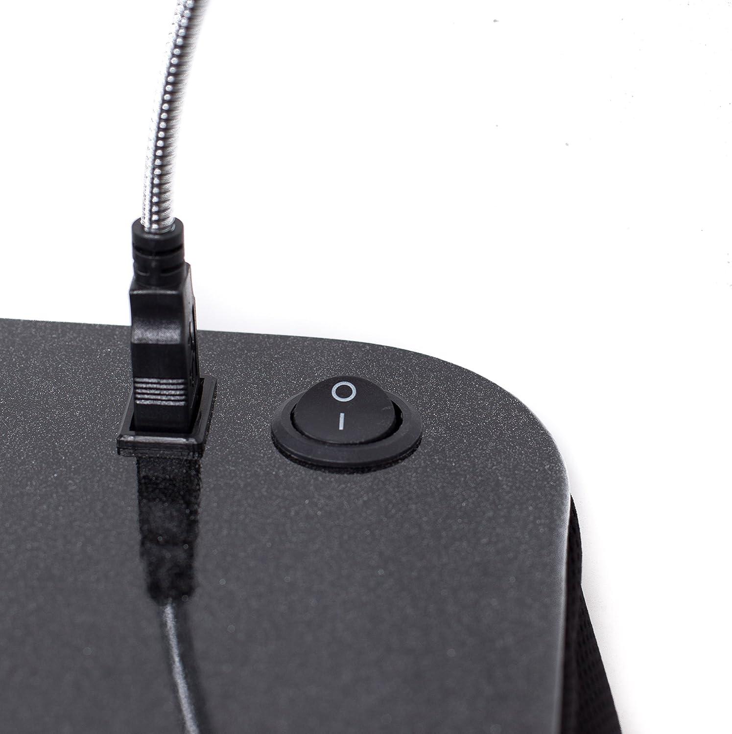 Sofia + Sam Lap Desk with USB Light - Black