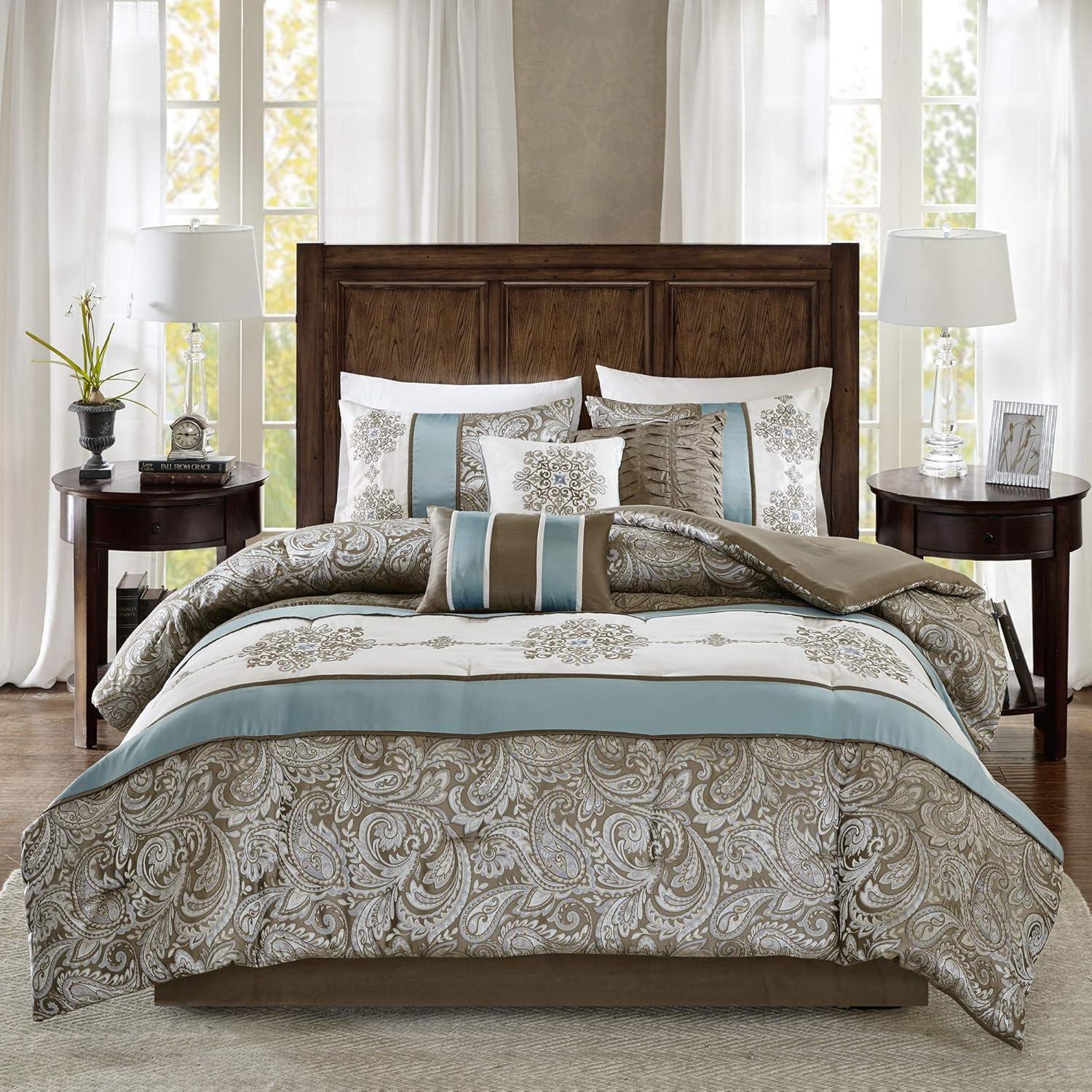 Caroline Jacquard 7 Piece Comforter Set