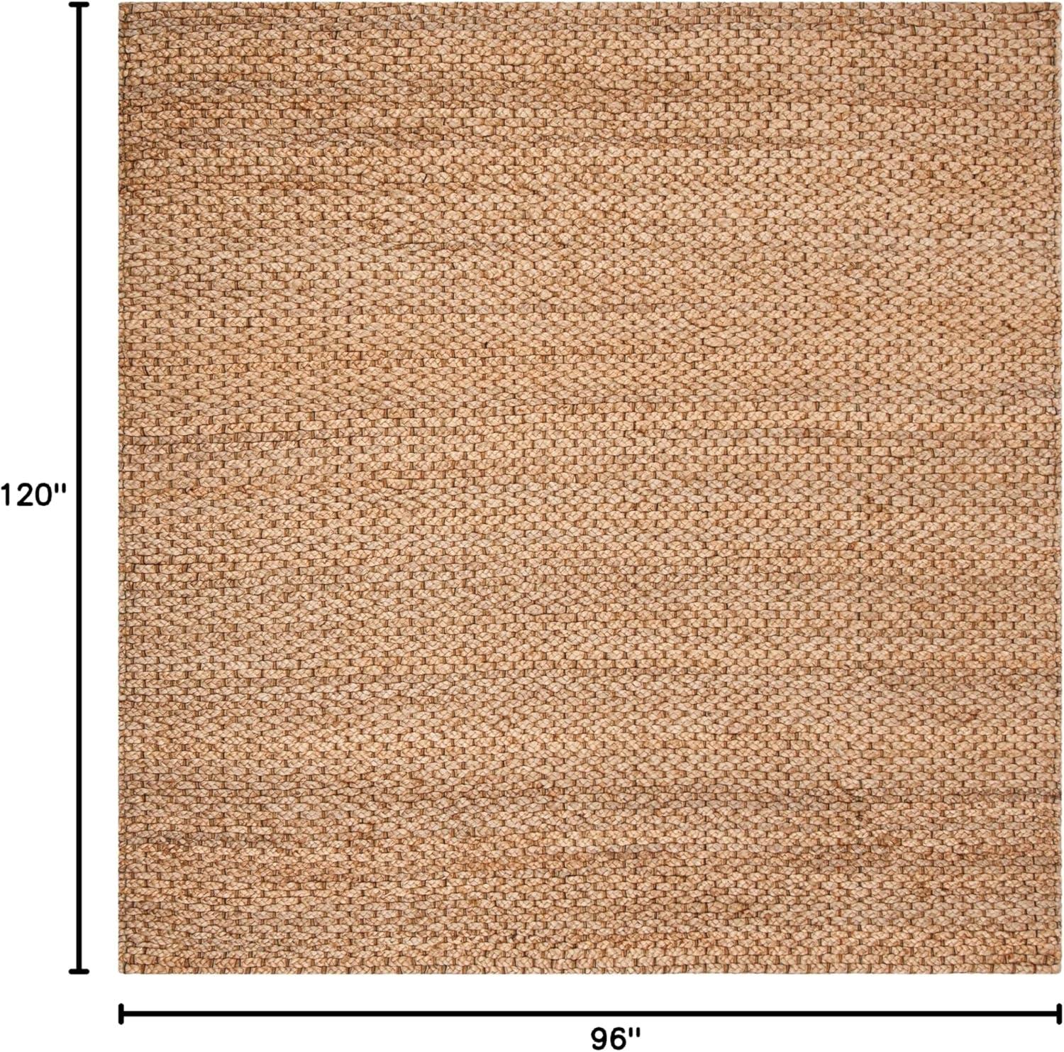 SAFAVIEH Natural Fiber Lillian Braided Jute Area Rug, Natural, 8' x 10'