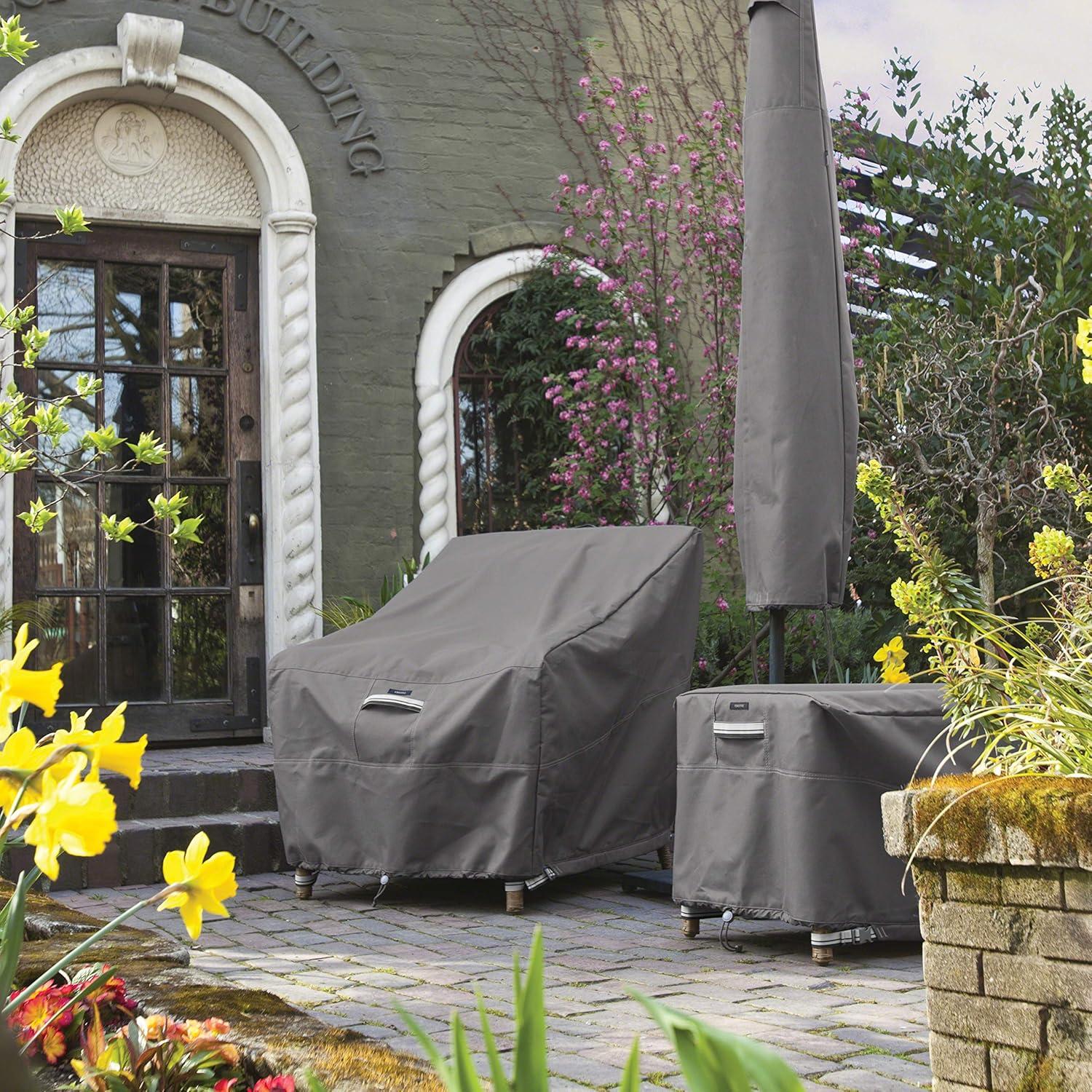 Classic Accessories Ravenna Water-Resistant 36 Inch Full Coverage Square Fire Pit Cover