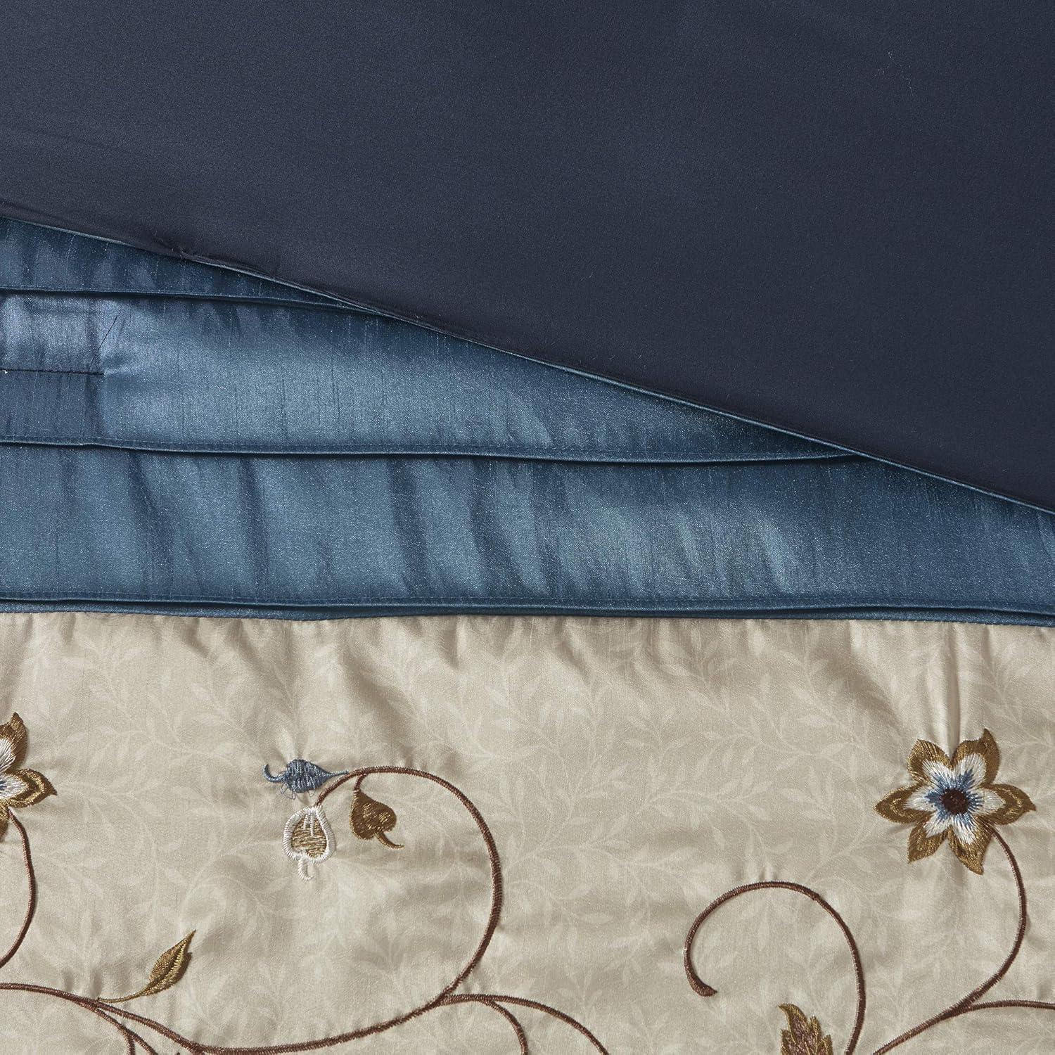 Madison Park Serene Embroidered 7 Piece Comforter Set