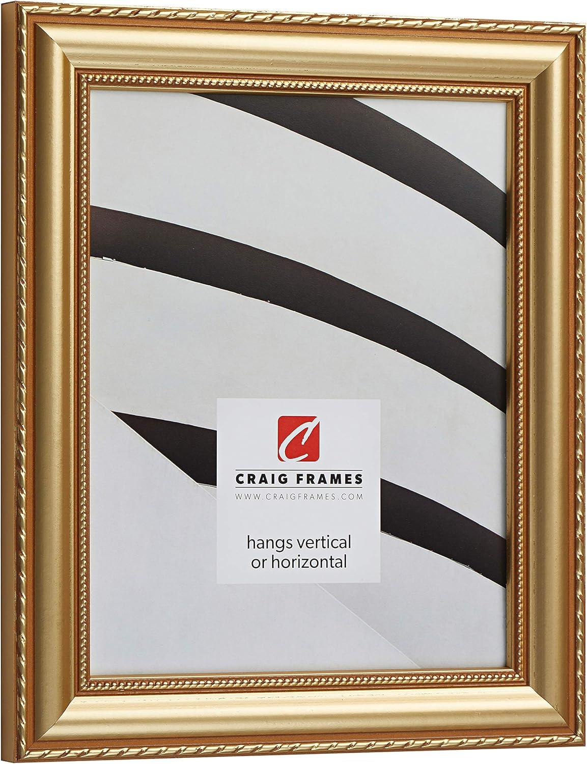 Craig Frames Victoria 8.5x11 inch Ornate Gold Picture Frame