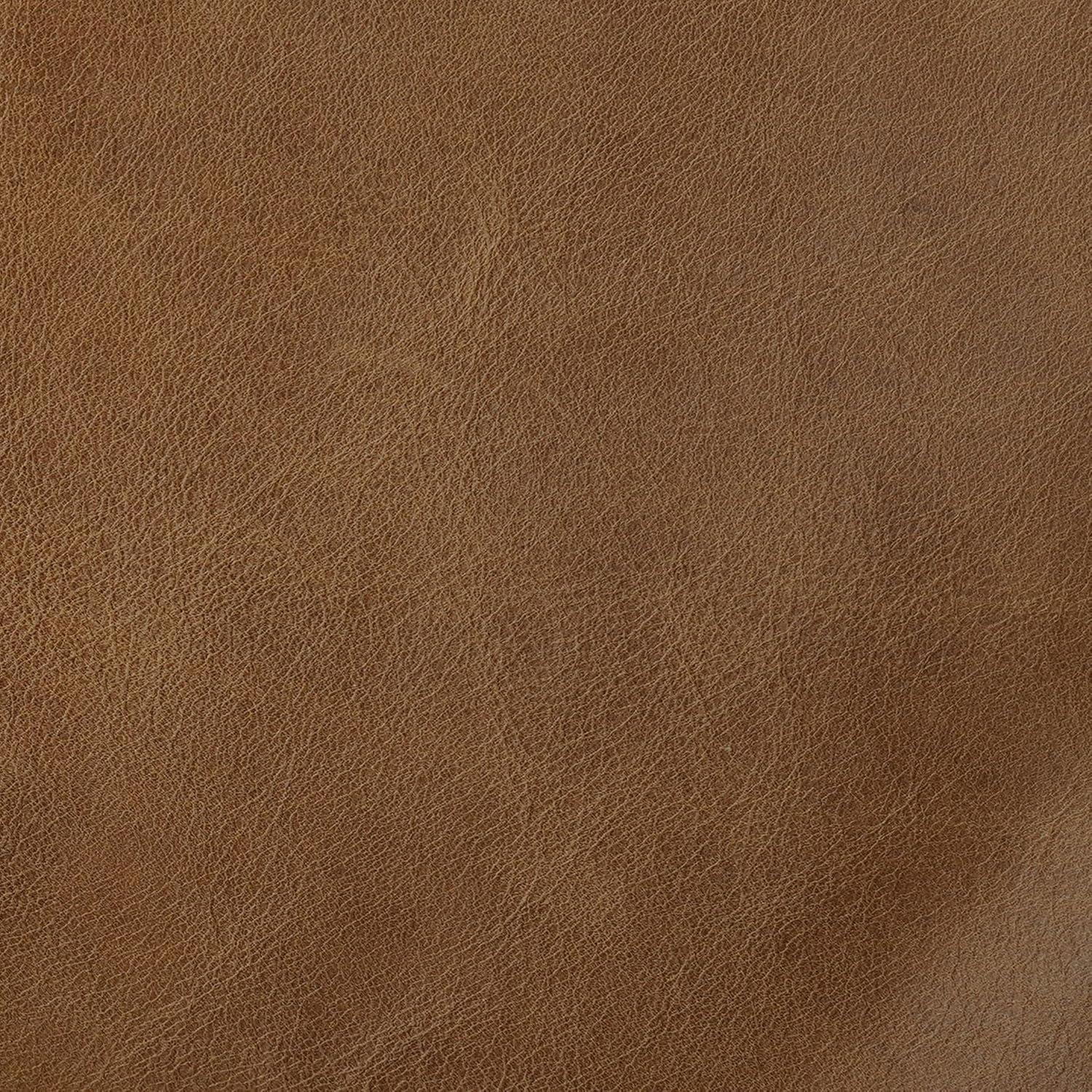 Simpli Home Morrison Genuine Leather Sofa, Mid-Century Modern Couch for Living Room, Handcrafted with Removable Cushions