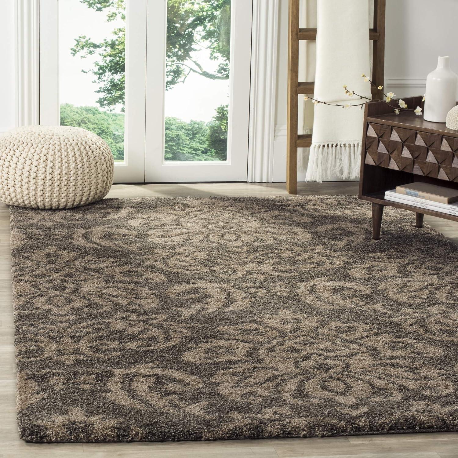 Florida Shag SG460 Power Loomed Area Rug  - Safavieh