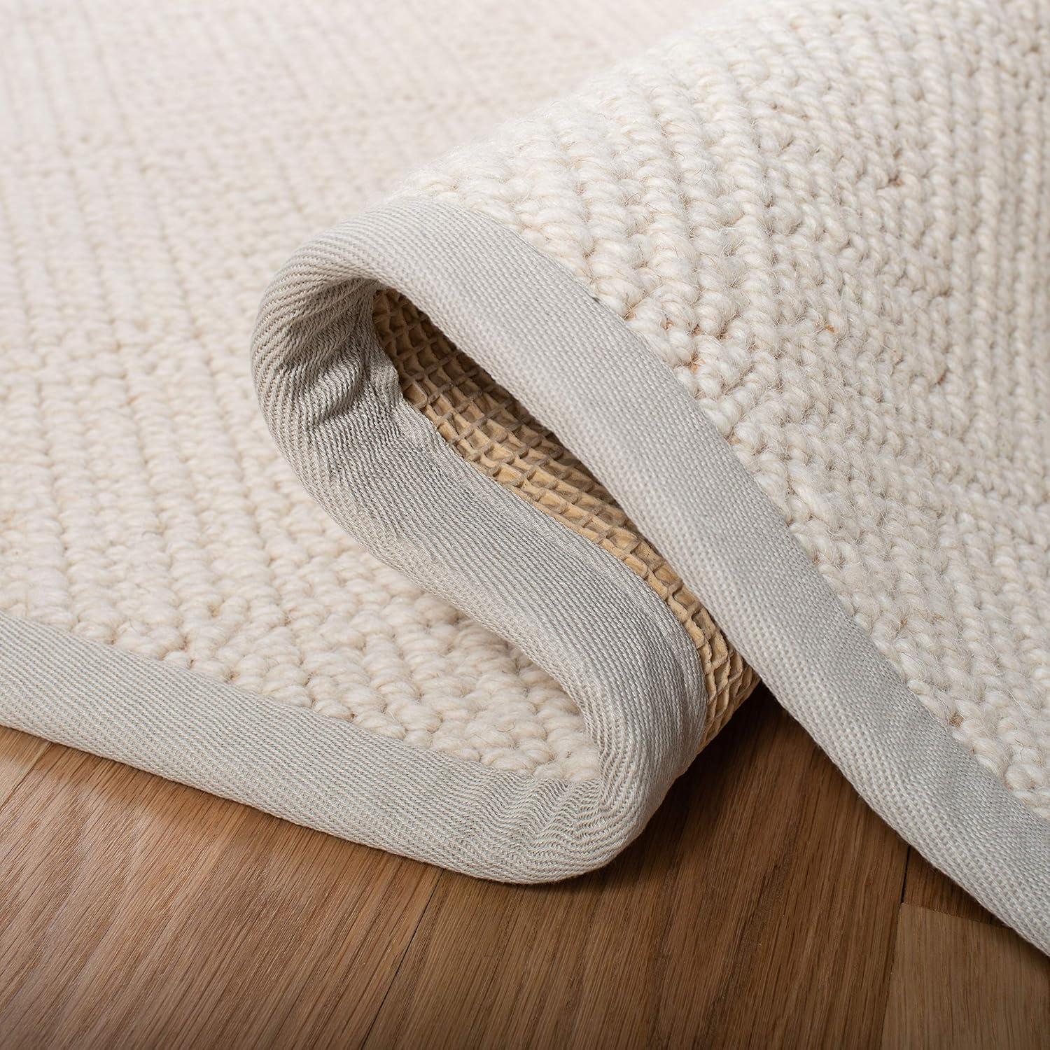 Natural Fiber NF483 Flat Weave Indoor Area Rug - Ivory - 8'x10' - Safavieh