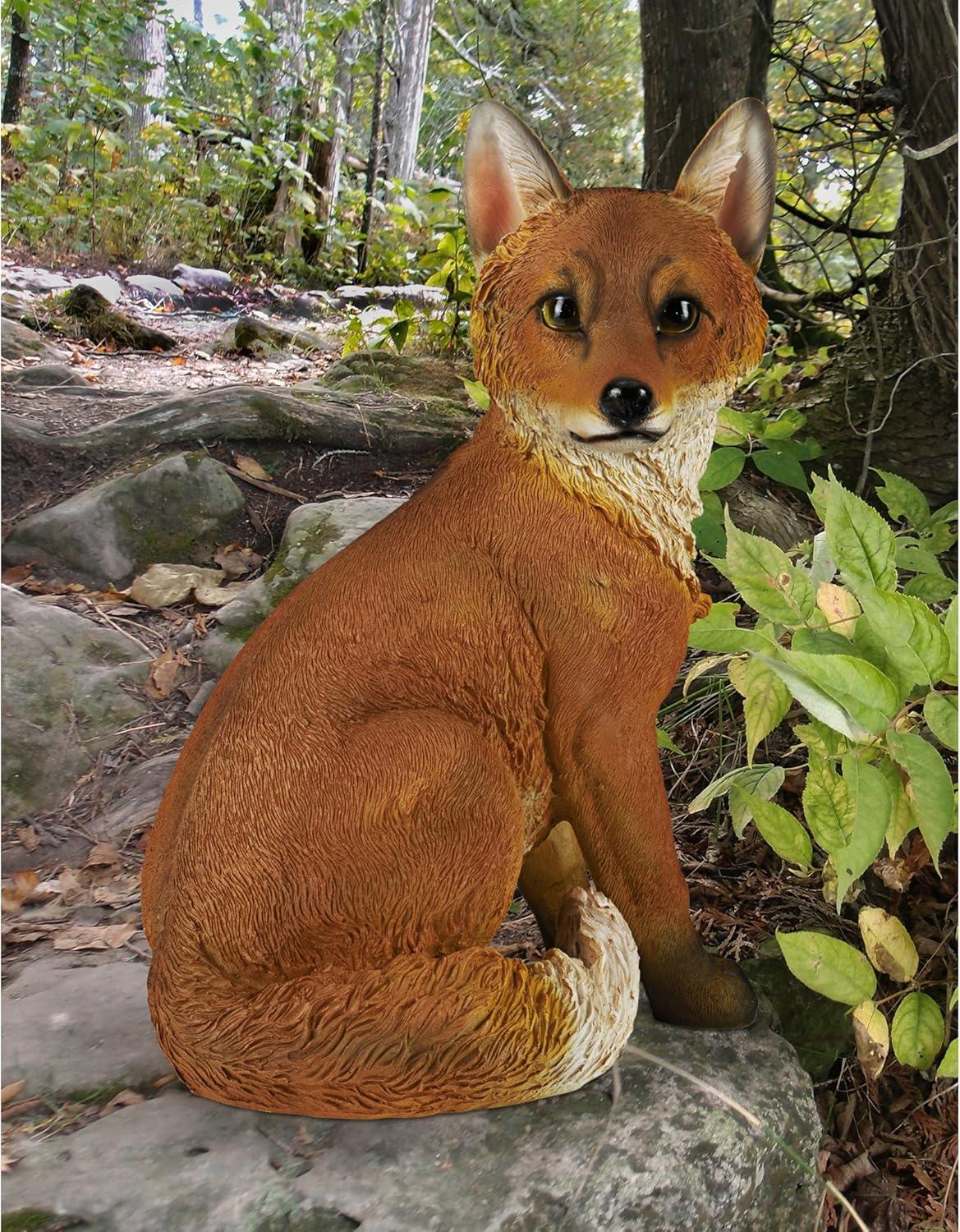 Design Toscano Woodie, the Woodland Fox Garden Statue