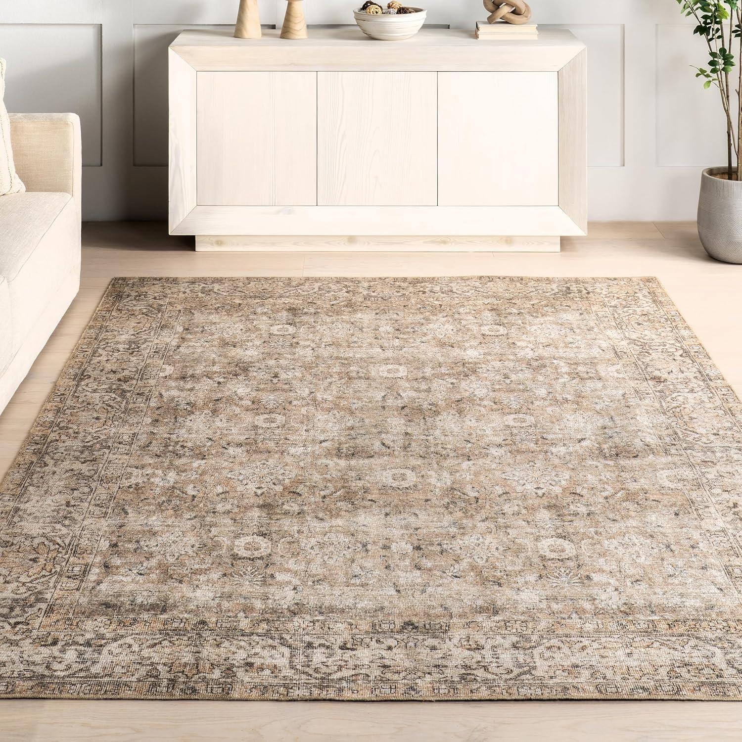 Nuloom Hillstone Collection Traditional Vintage Medallion Indoor Area Rug