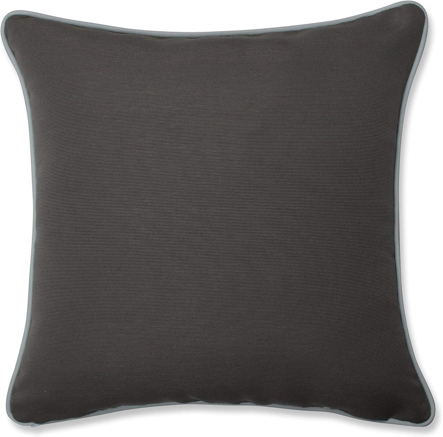 Stunning Starfish Throw Pillow Gray - Pillow Perfect: Embroidered, UV Protected, Indoor & Outdoor Use