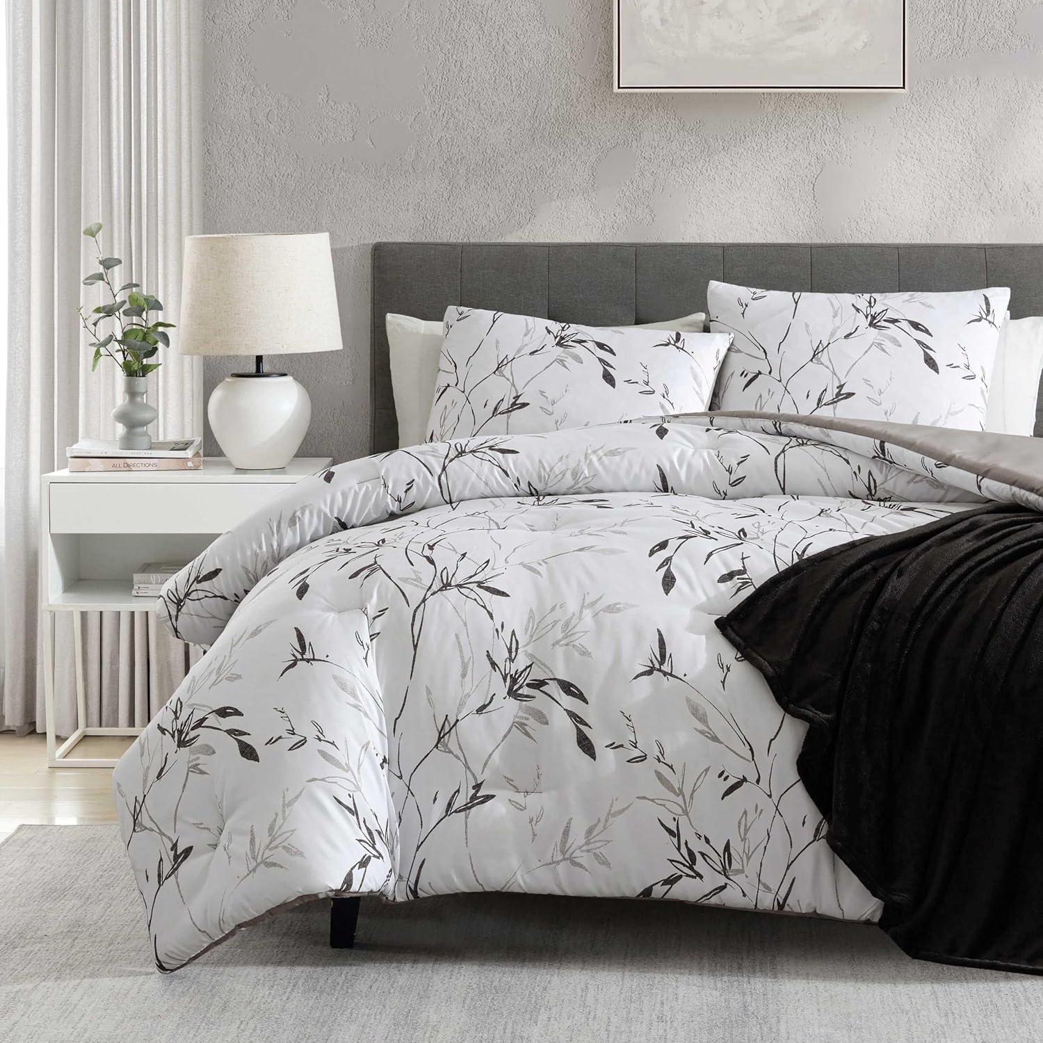 Ink Wash Vine Comforter Bonus Set