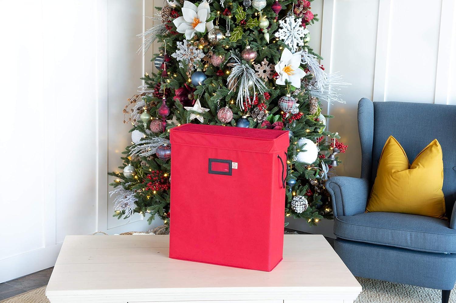 TreeKeeper Gift Bag and Tissue Paper Storage Box Red