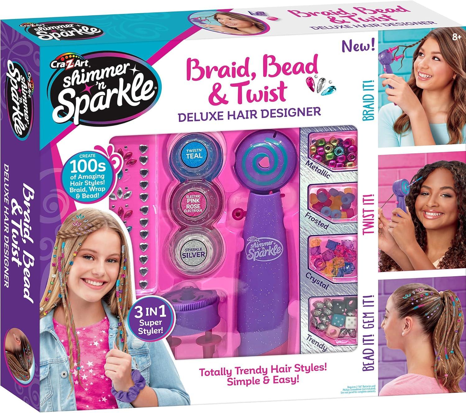 Cra-Z-Art Shimmer ‘n Sparkle Braid Bead and Twist Deluxe Hair Designer
