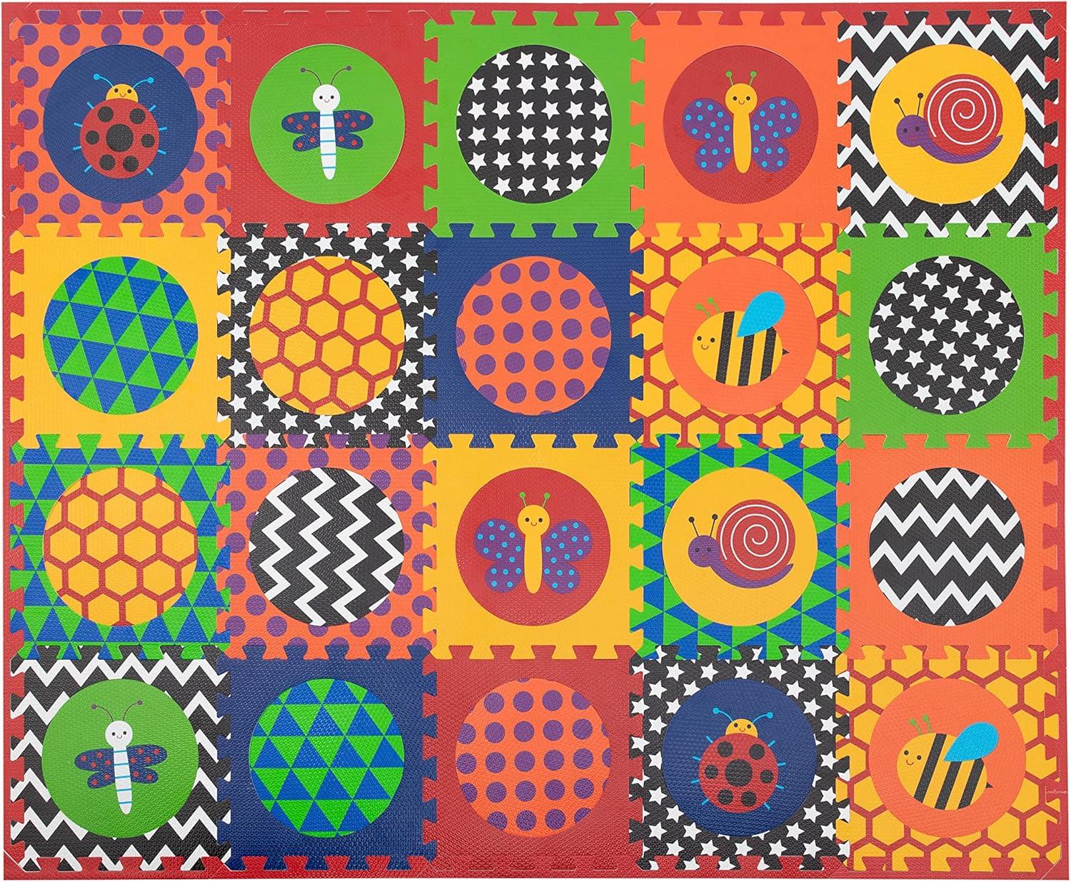 Nuby Eva Floor Foam Tiles 20PC Set