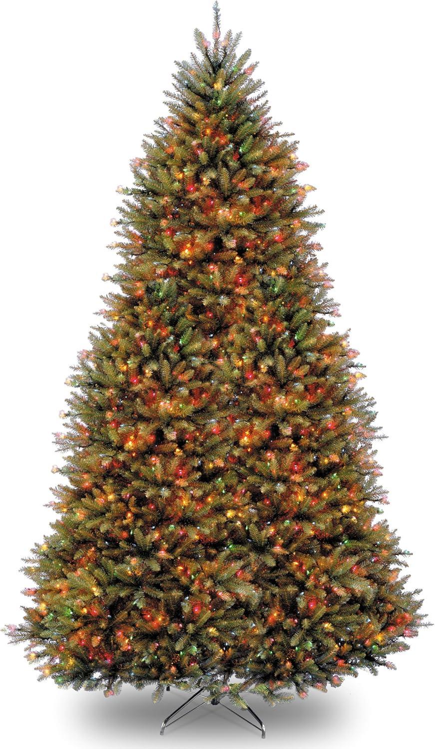 The Holiday Aisle® 9ft. Dunhill Fir Tree with Dual Color LED Lights