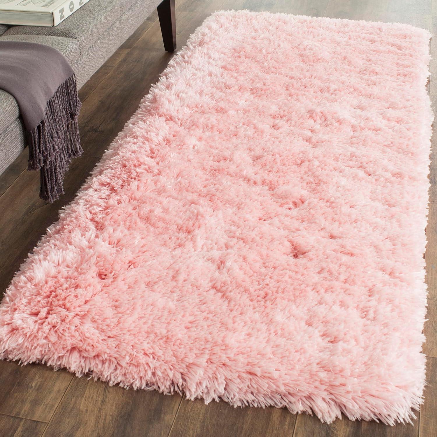 Arctic Shag SG270 Hand Tufted Accent Rug - Pink - 2'x3' - Safavieh.