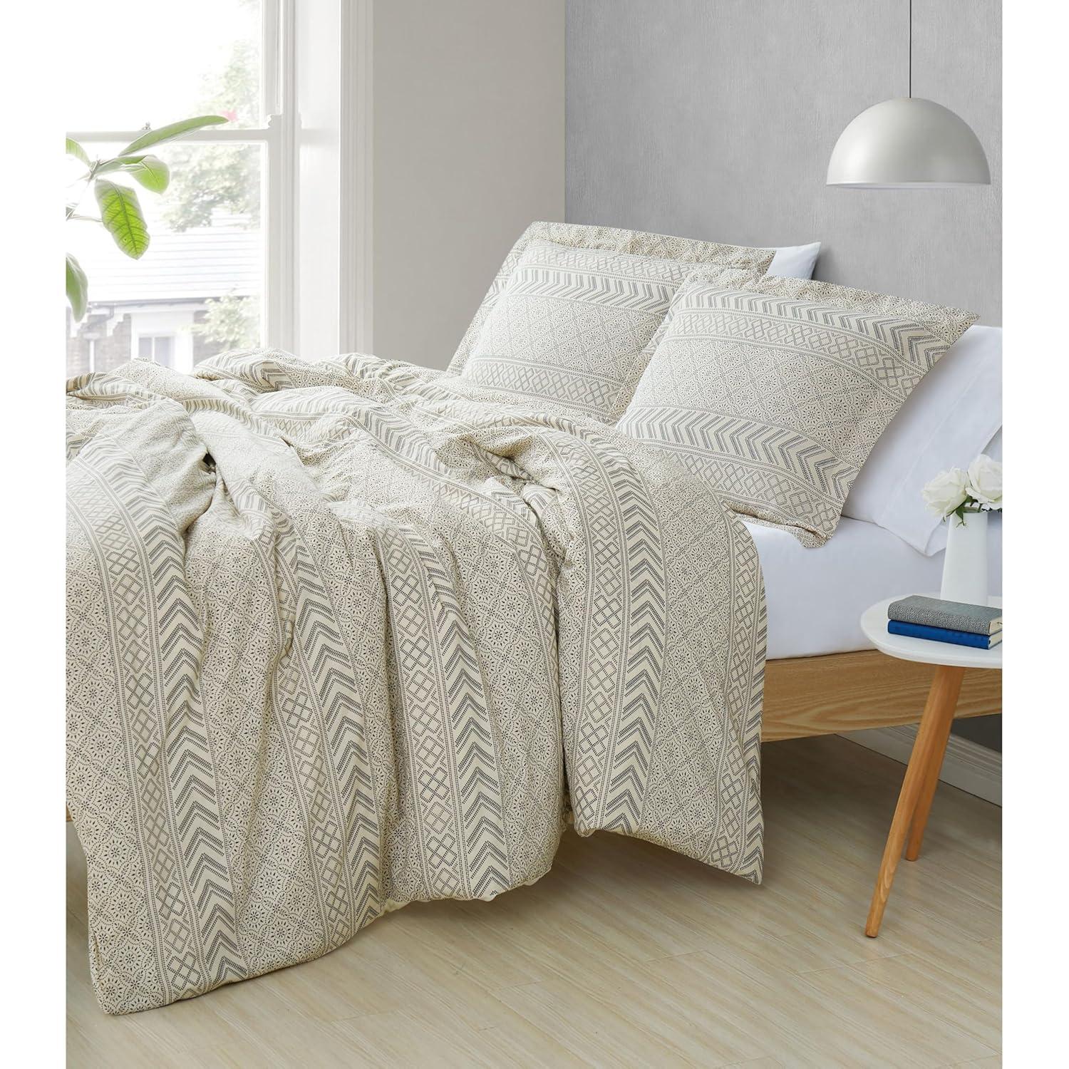 Brooklyn Loom Brooklyn Loom Chase Cotton Blend Geometric Shapes Comforter Set