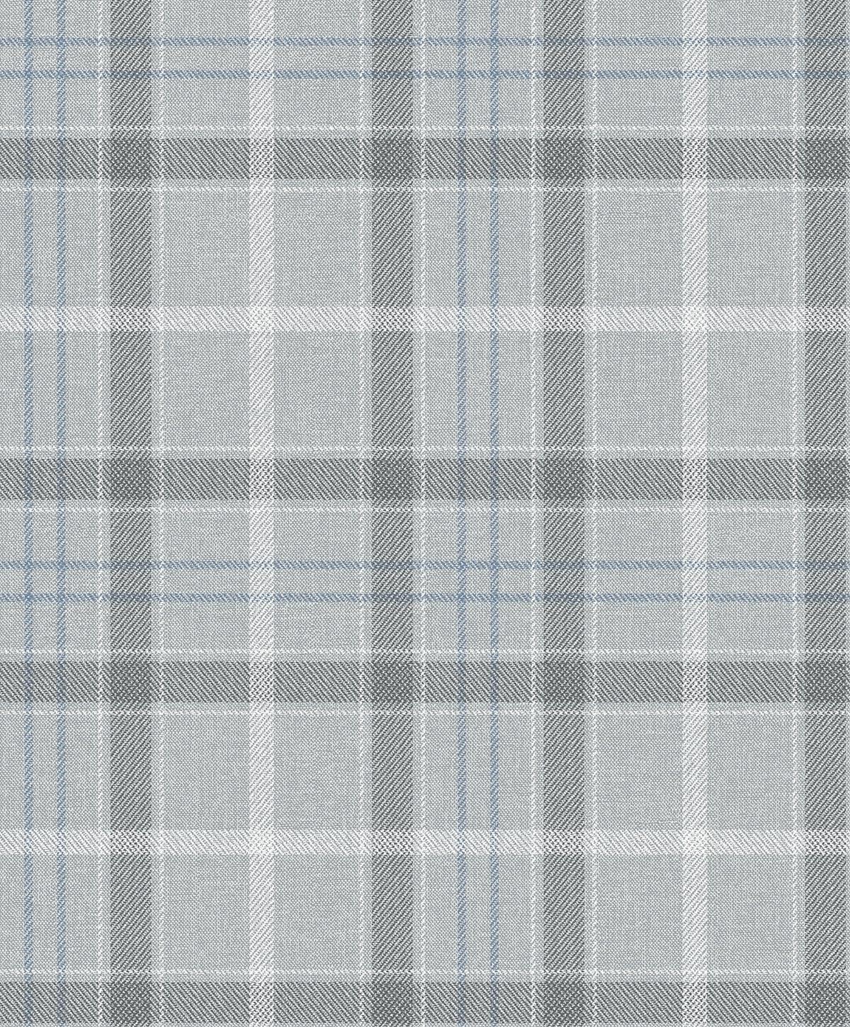 NextWall Pavestone & Blue Tailor Plaid Peel and Stick Wallpaper - 20.9 in. W x 18 ft. L Roll