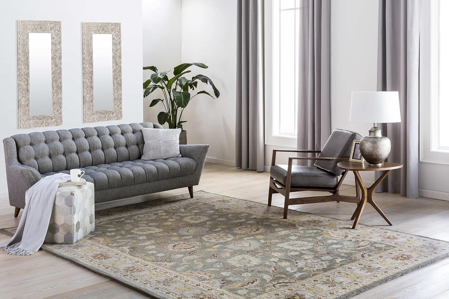 Mark&Day Area Rugs, 9x12 Paris Traditional Khaki Area Rug (9' x 12')