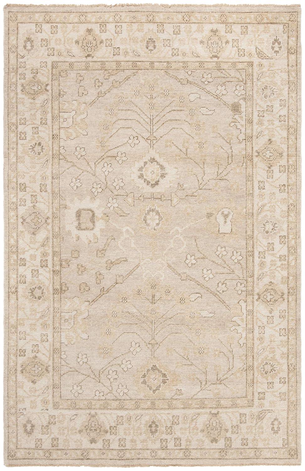 Izmir IZM134 Hand Knotted Area Rug - Gold/Ivory - 6'x9' - Safavieh