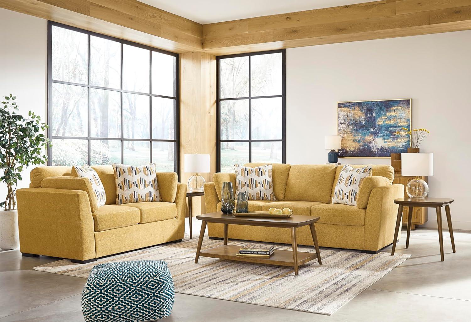 Signature Design by Ashley Keerwick Yellow Sofa