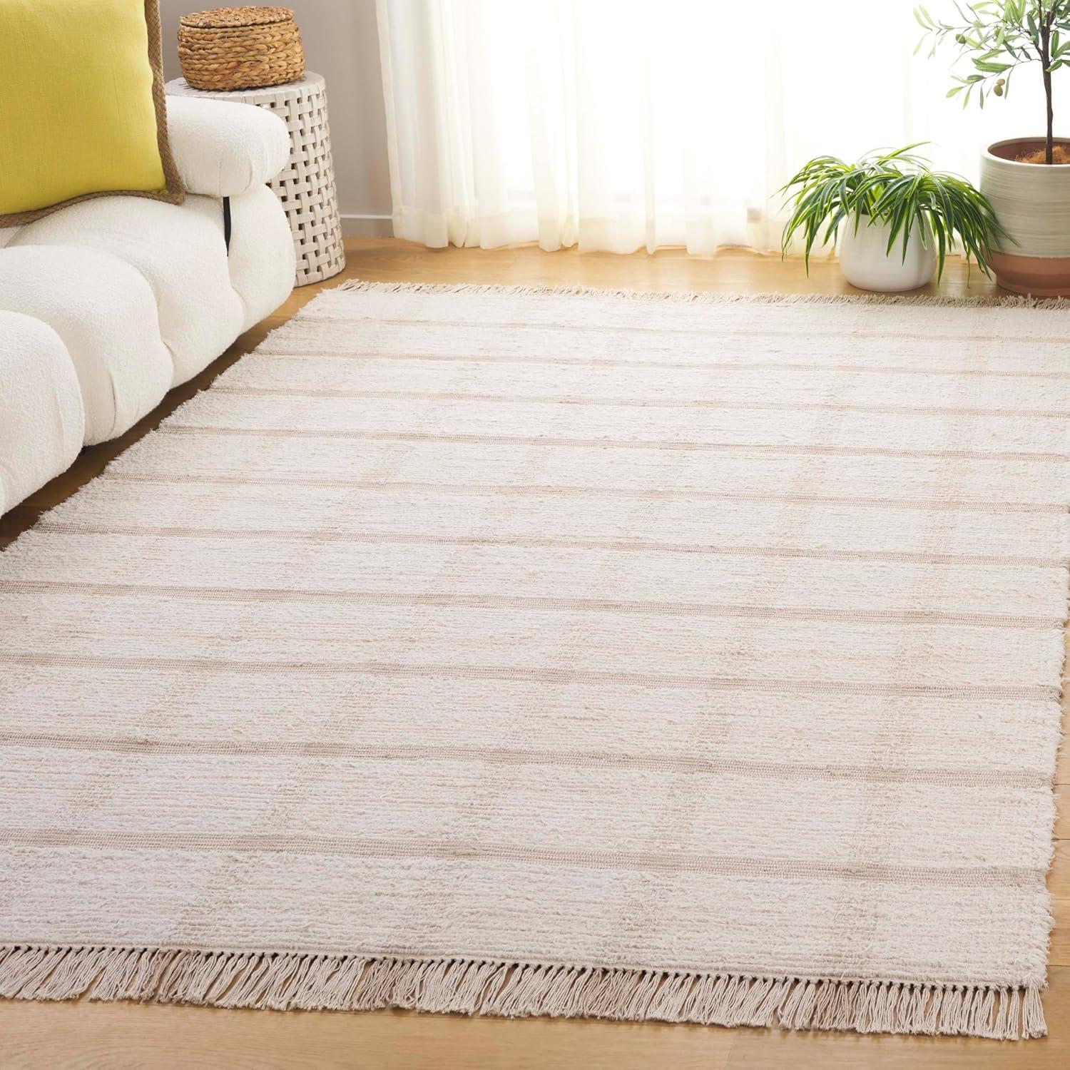 Montauk MTK752 Hand Woven Area Rug - Beige - 6'x9' - Safavieh.