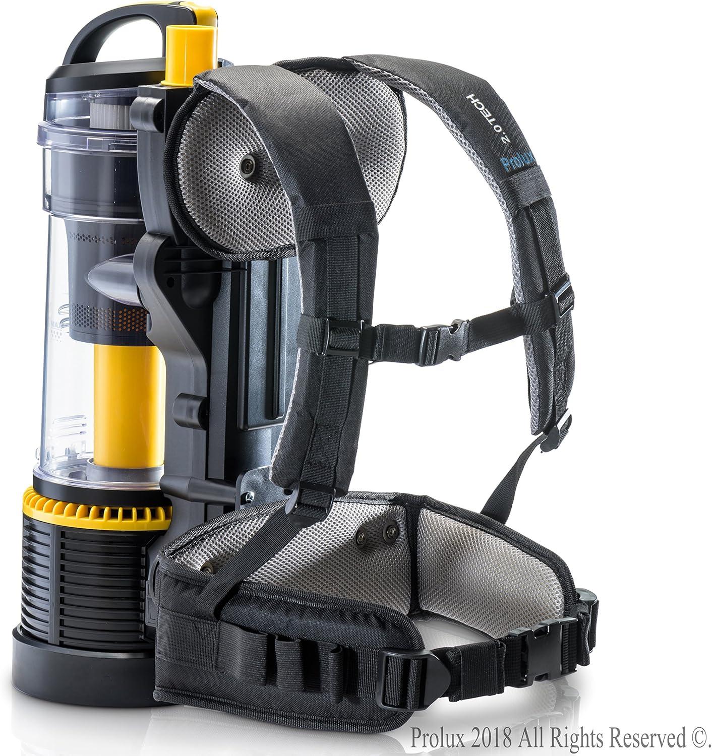 Prolux 2.0 Commercial Bagless Backpack Vacuum with Deluxe 1 1/2 inch Tool Kit - 2.0 Commercial