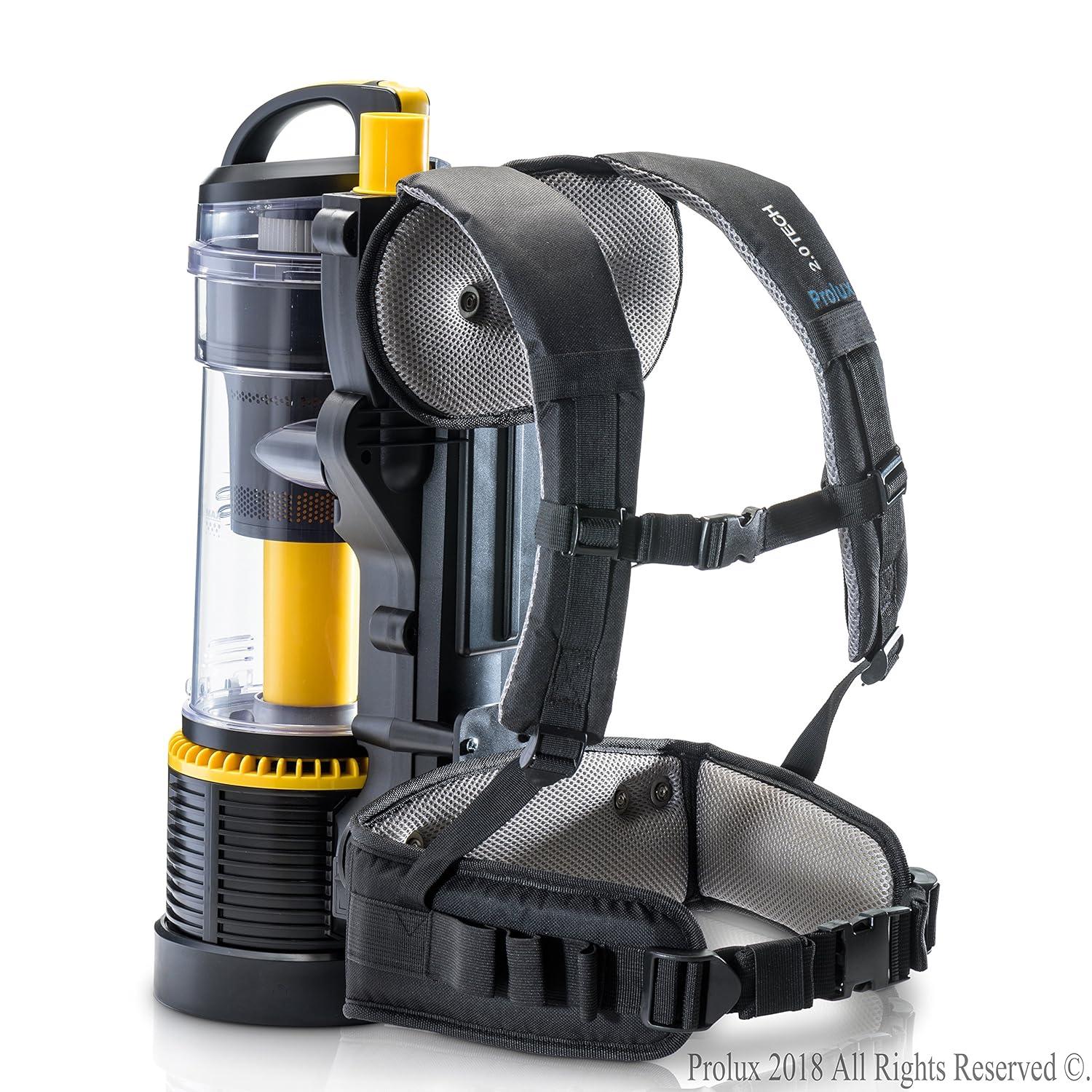 Prolux 2.0 Commercial Bagless Backpack Vacuum with Deluxe 1 1/2 inch Tool Kit - 2.0 Commercial