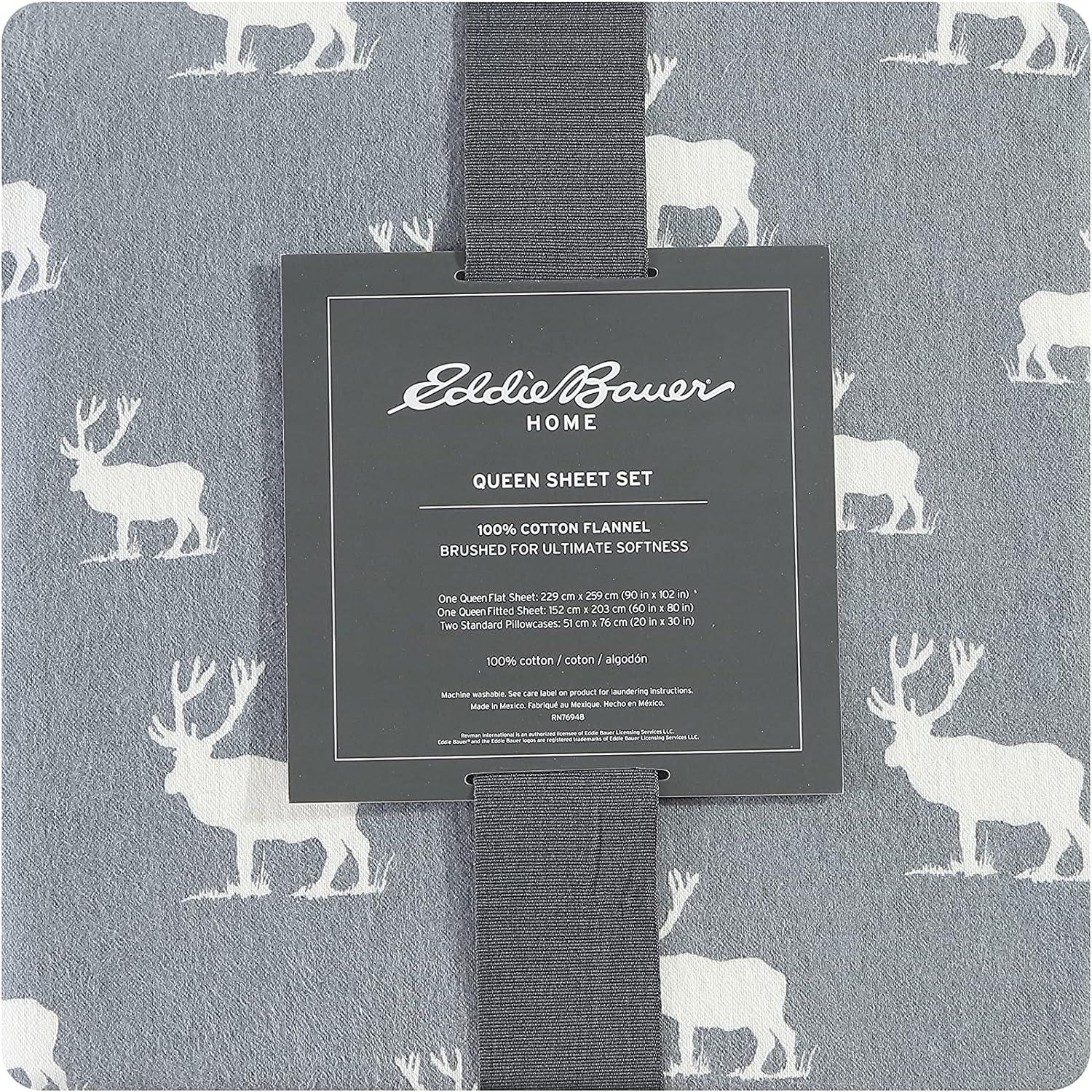 Patterned Flannel Sheet Set - Eddie Bauer