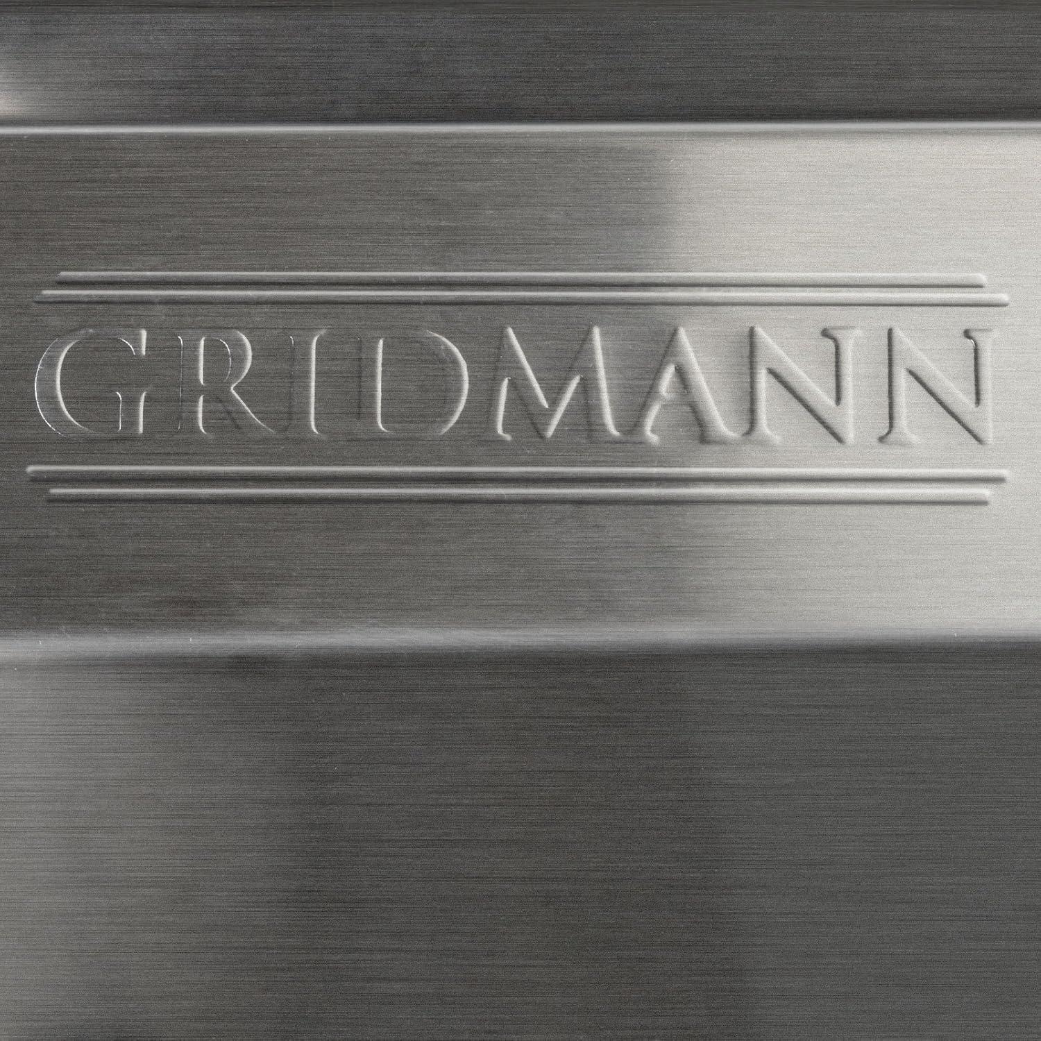 18 Inch Right Drainboard NSF Stainless Steel Sink By GRIDMANN