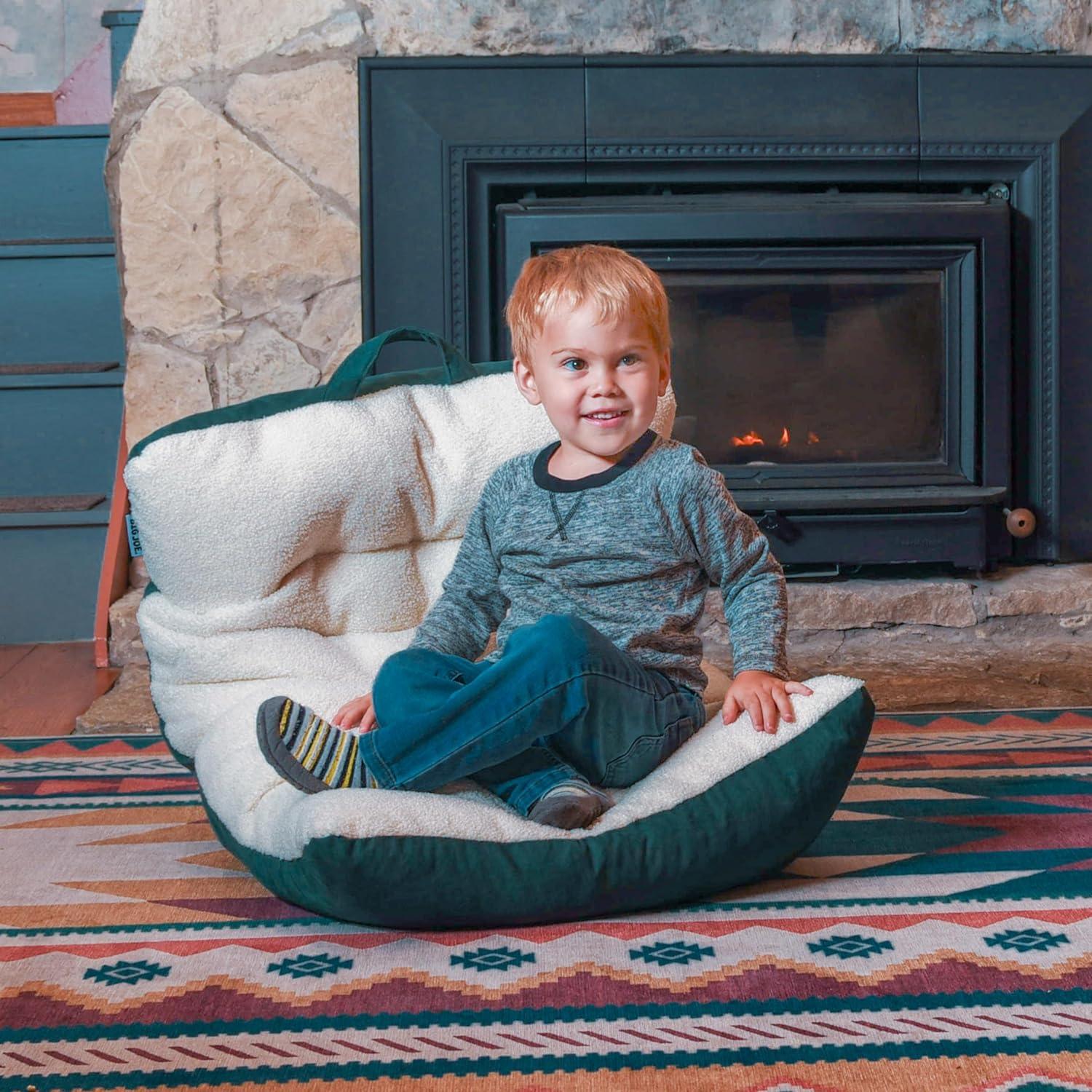 Big Joe Roma Kid's Oat Sherpa Bean Bag Chair