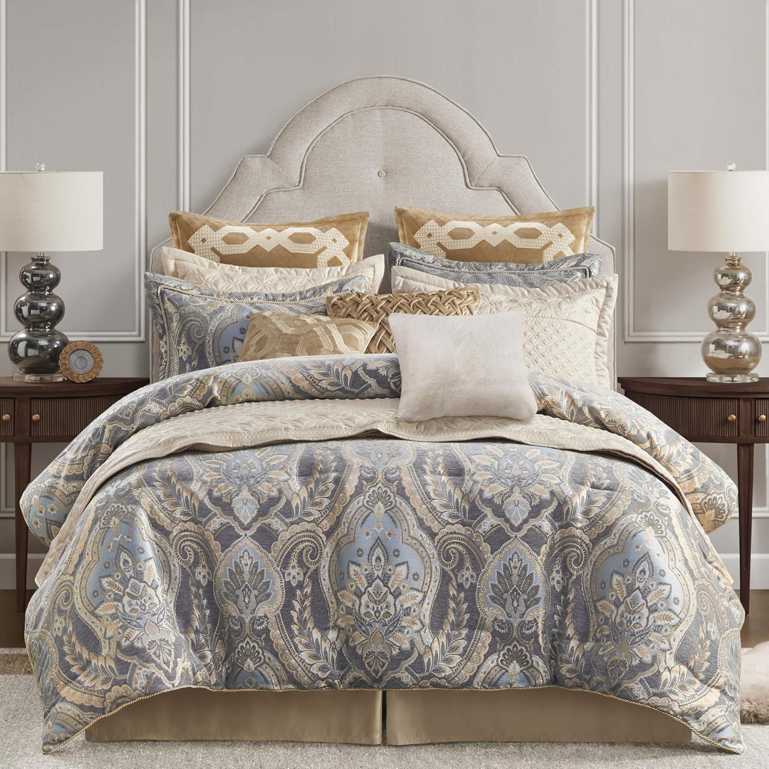 Croscill Croscill Julius 4 Piece Chenille Jacquard Comforter Set