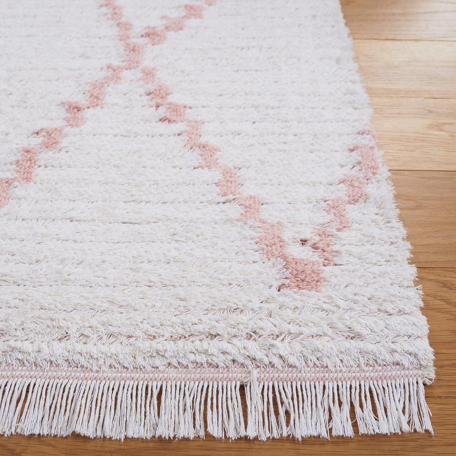 Augustine AGT850 Power Loomed Area Rug - Ivory/Pink - 8'x10' - Safavieh.