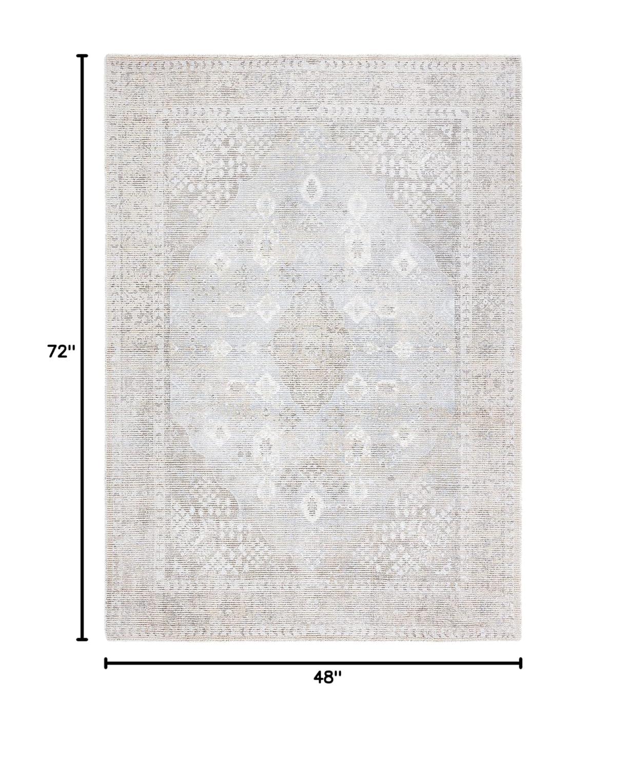 Oakland Hand Loomed 50% Wool, 50% Viscose Oriental Rug