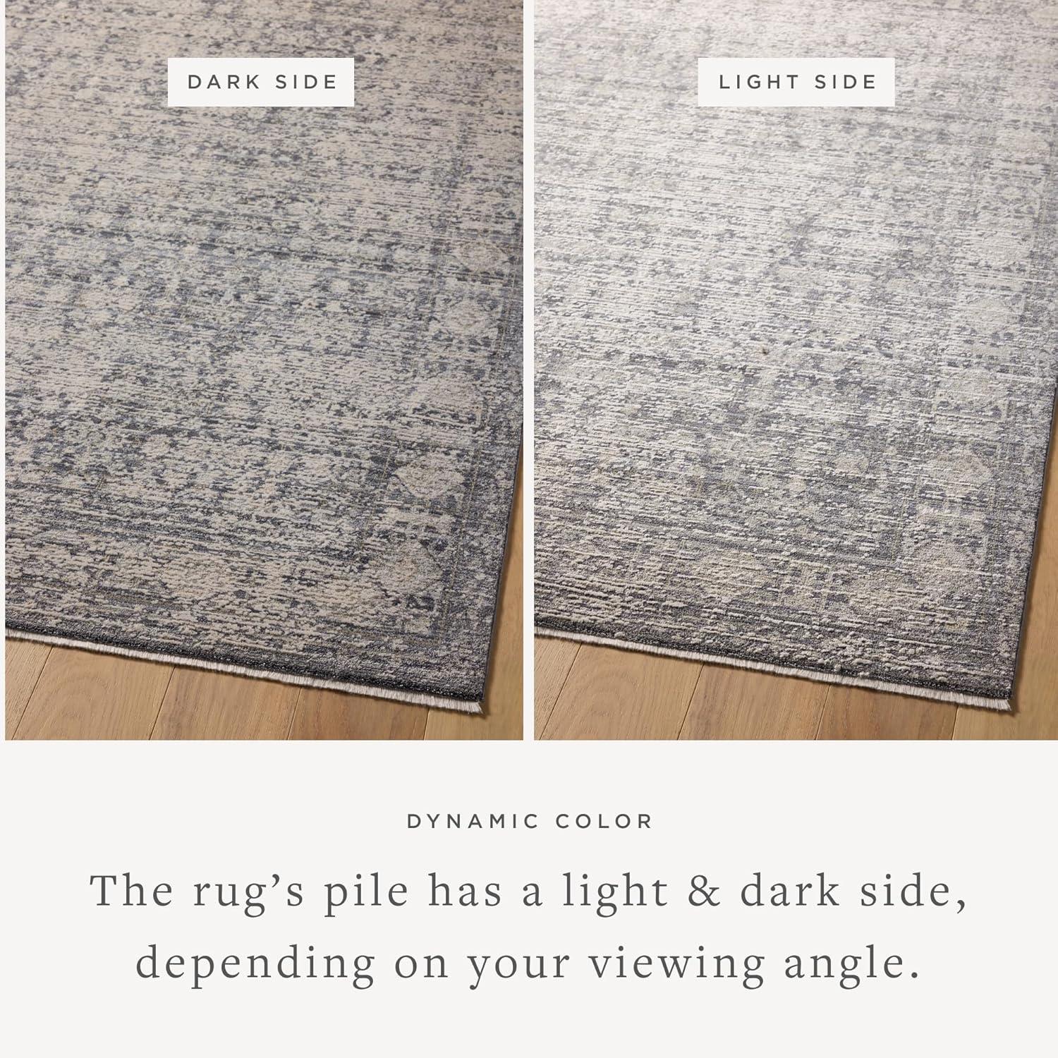 Amber Lewis x Loloi Alie Charcoal / Dove Area Rug