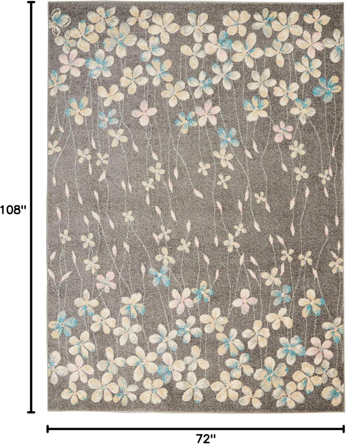 Nourison Tranquil Bohemian Botanical Bloom Area Rug