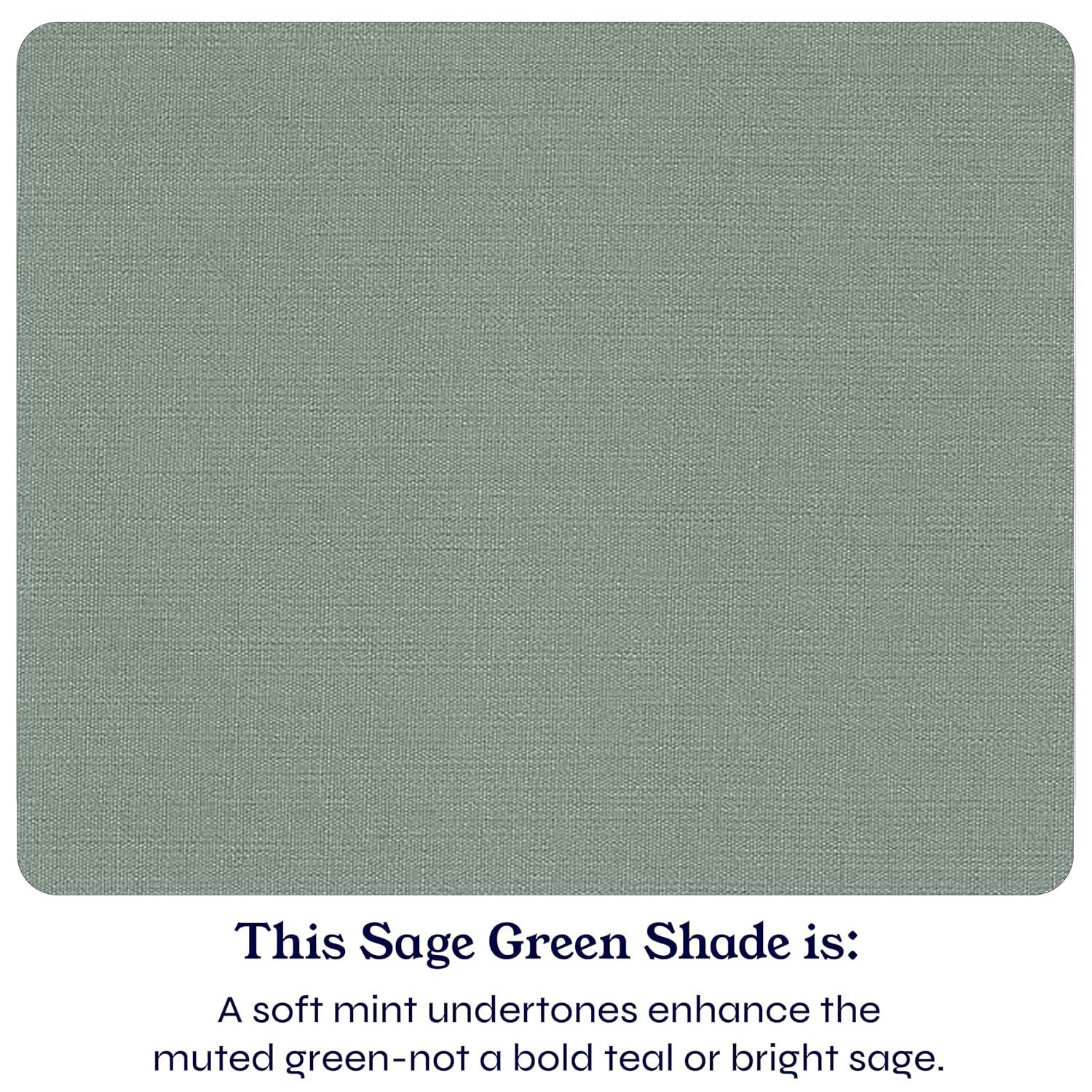 400 Thread Count 100% Cotton Fitted Sheet - California Design Den - Sage Green, King