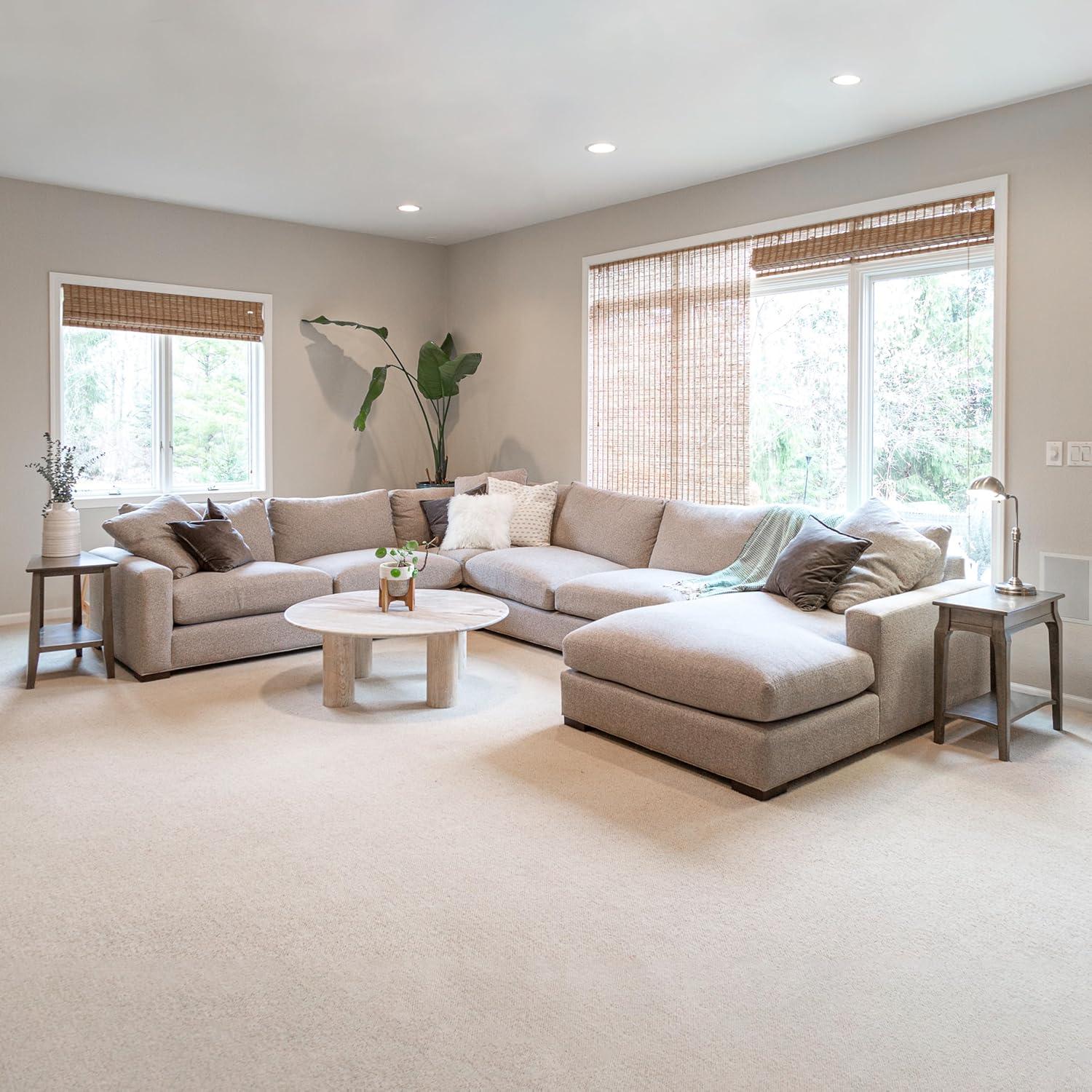 Leick Home Solid Wood Stratus 12 in. Narrow Side End Table with Shelf, Smoke Gray