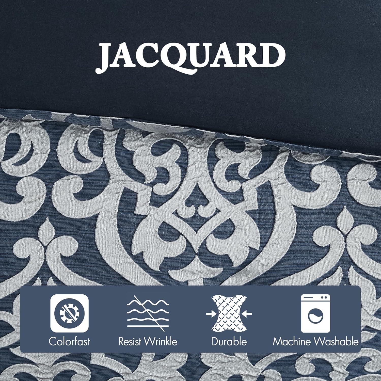 Madison Park Odette Jacquard 8 Piece Comforter Set