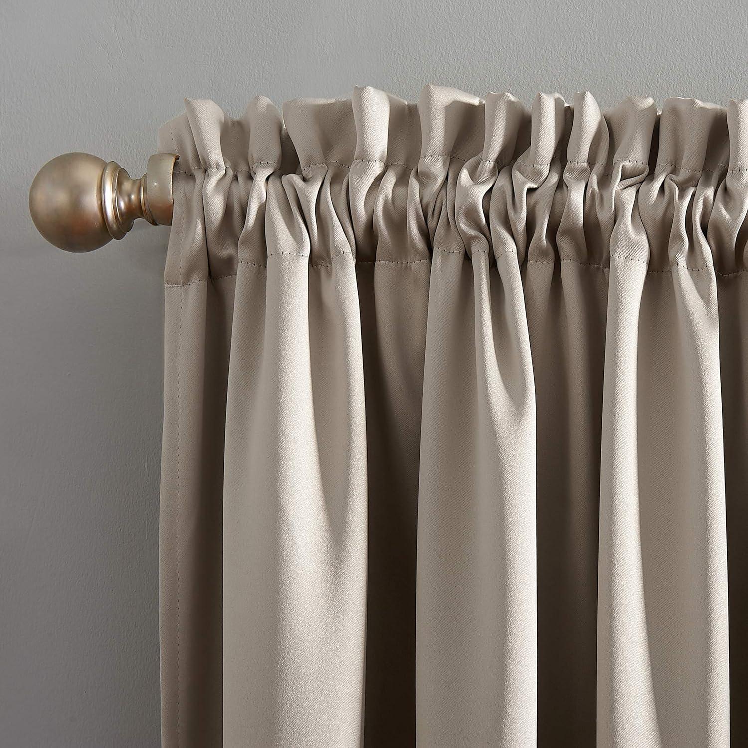 Sun Zero Sun Zero Oslo Theater Grade Extreme 100% Blackout Rod Pocket Curtain Panel