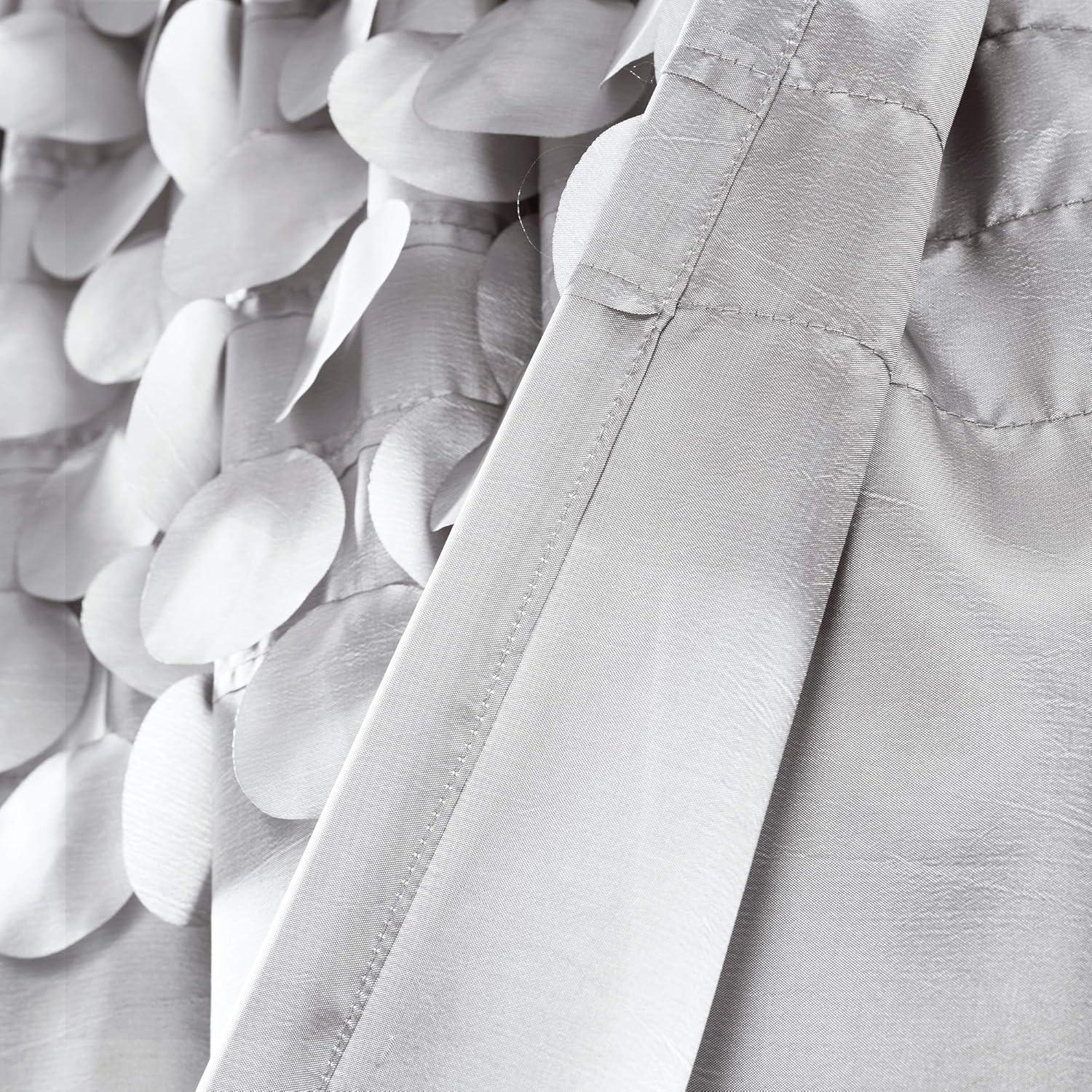 Lush Decor Polyester Semi Sheer Curtain Pair (Set of 2)