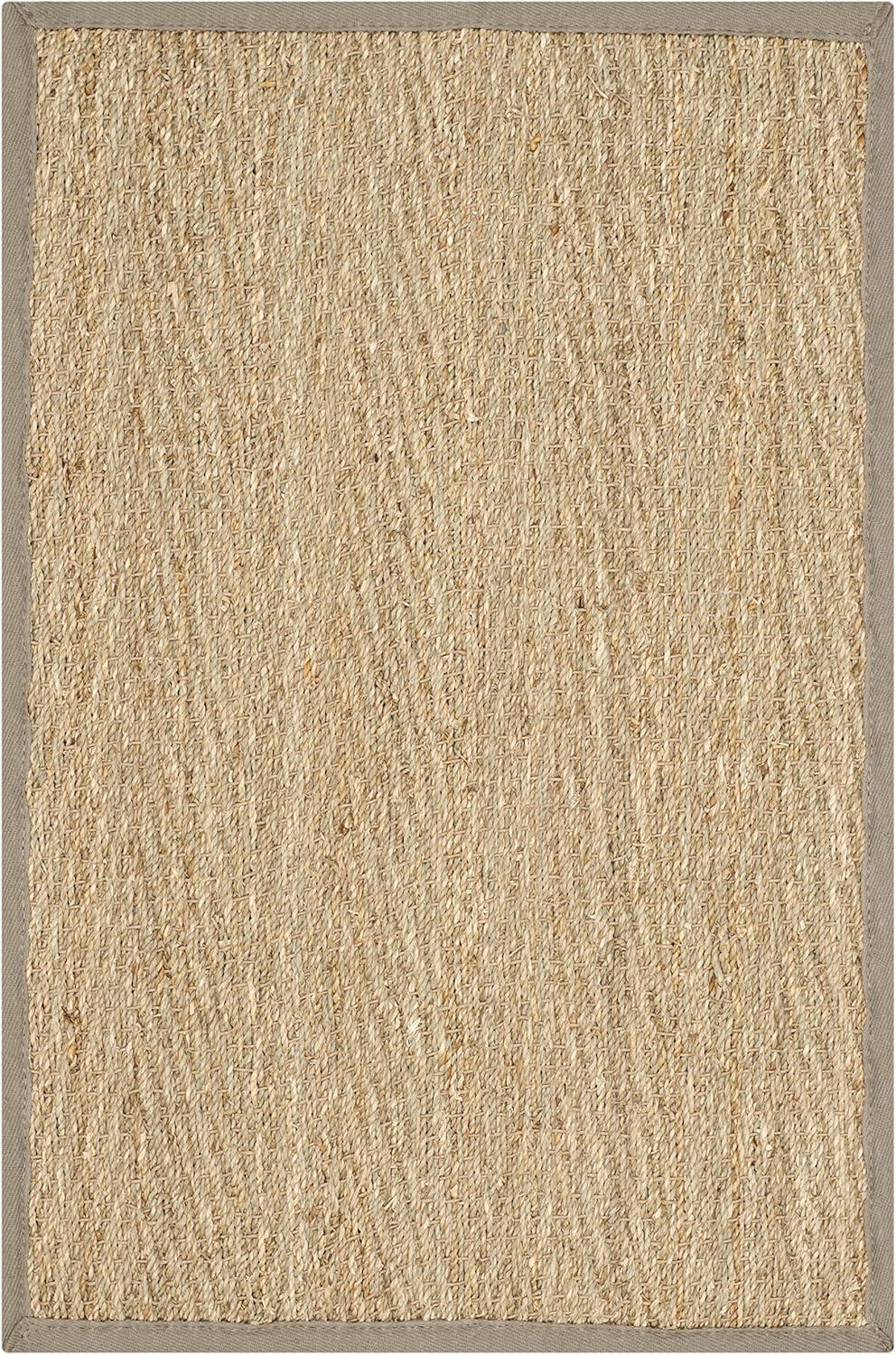 Natural Fiber NF115 Power Loomed Indoor Accent Rug - Natural/Grey - 2'x3' - Safavieh.