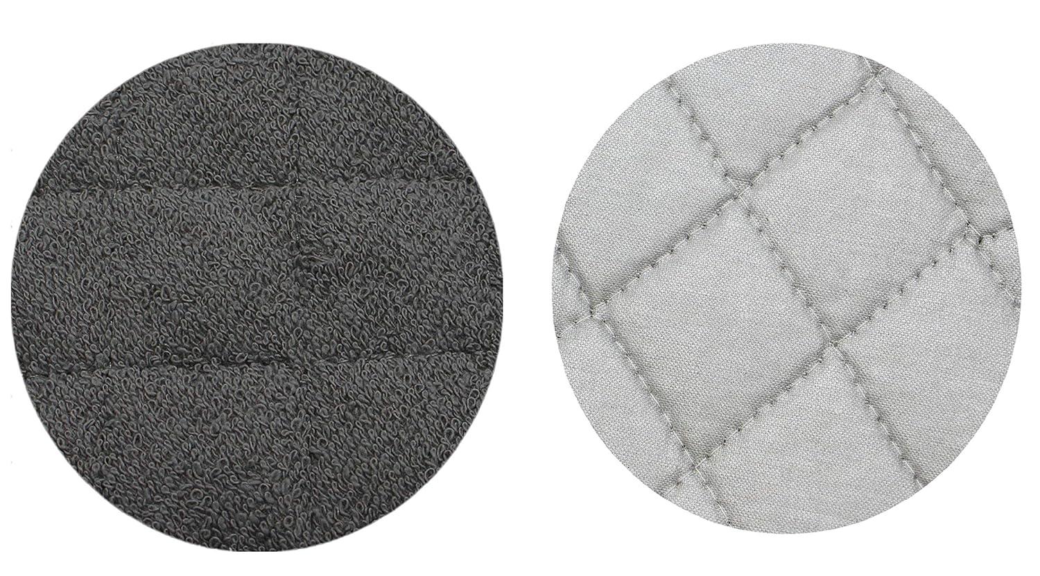 Cotton Pot Holders Cotton Made Machine Washable Heat Resistant Everyday Kitchen Basic Terry Pot Holder, Hot Pads, Trivet for Cooking and Baking Set of 4