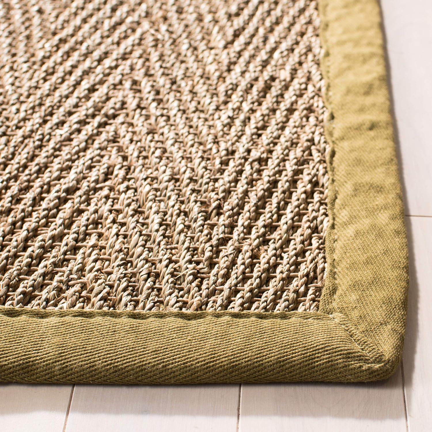 Natural Fiber NF115 Power Loomed Indoor Area Rug - Natural/Olive - 5'x8' - Safavieh