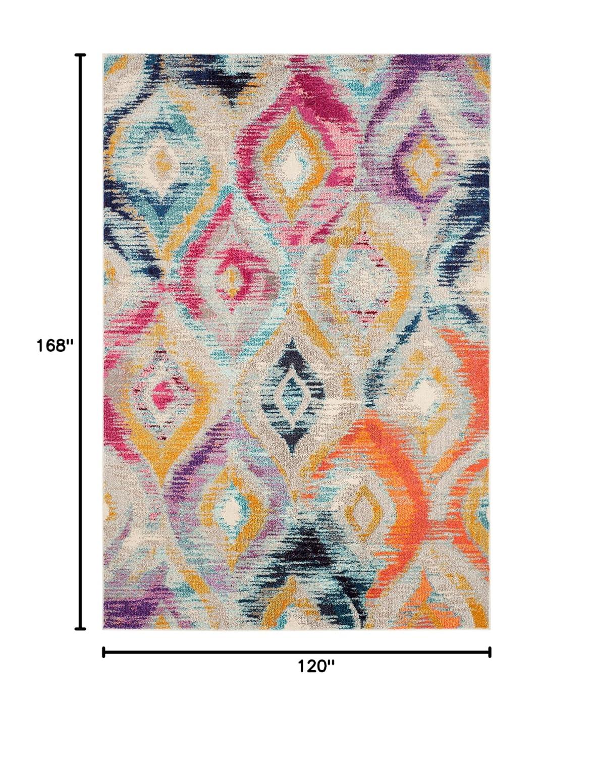 Monaco MNC242 Power Loomed Indoor Area Rug - Multi - 10'x14' - Safavieh.