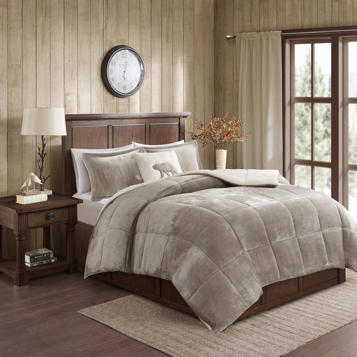 Woolrich Woolrich Alton Plush to Sherpa Down Alternative Comforter Set