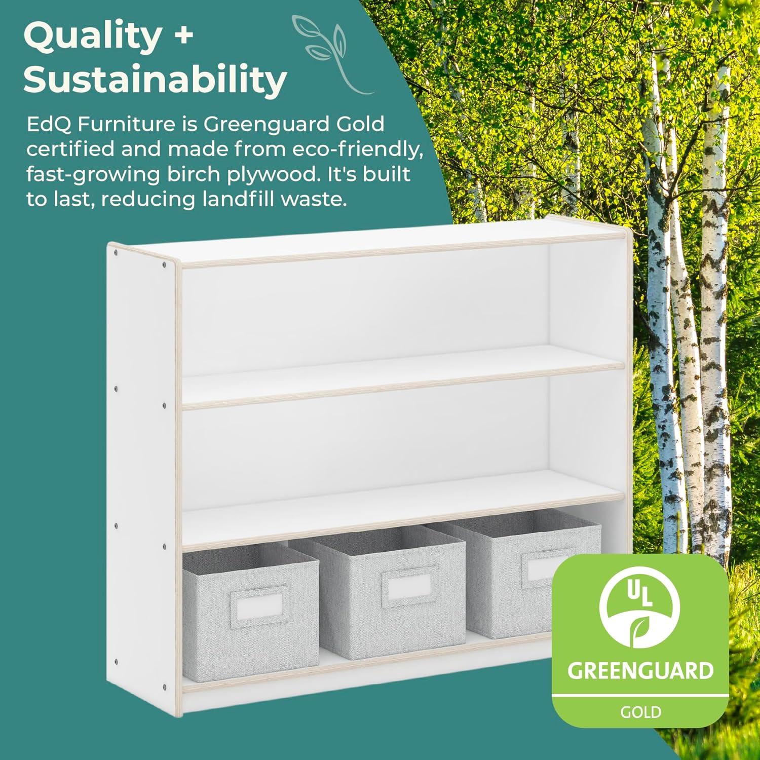 Guidecraft EdQ Essentials 3-Shelf Open Storage & Reviews | Wayfair
