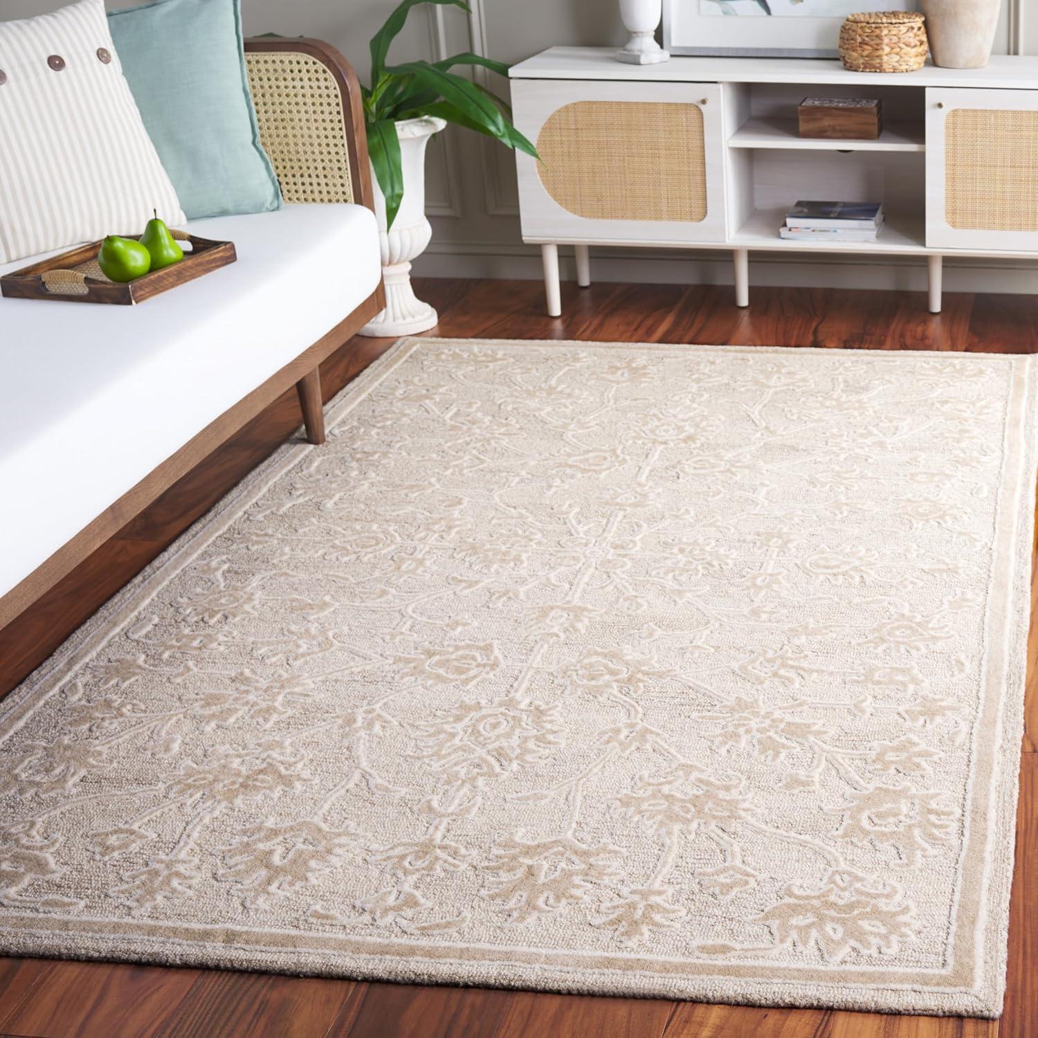 Safavieh Ebony Hand Tufted Wool Pile Oriental Rug