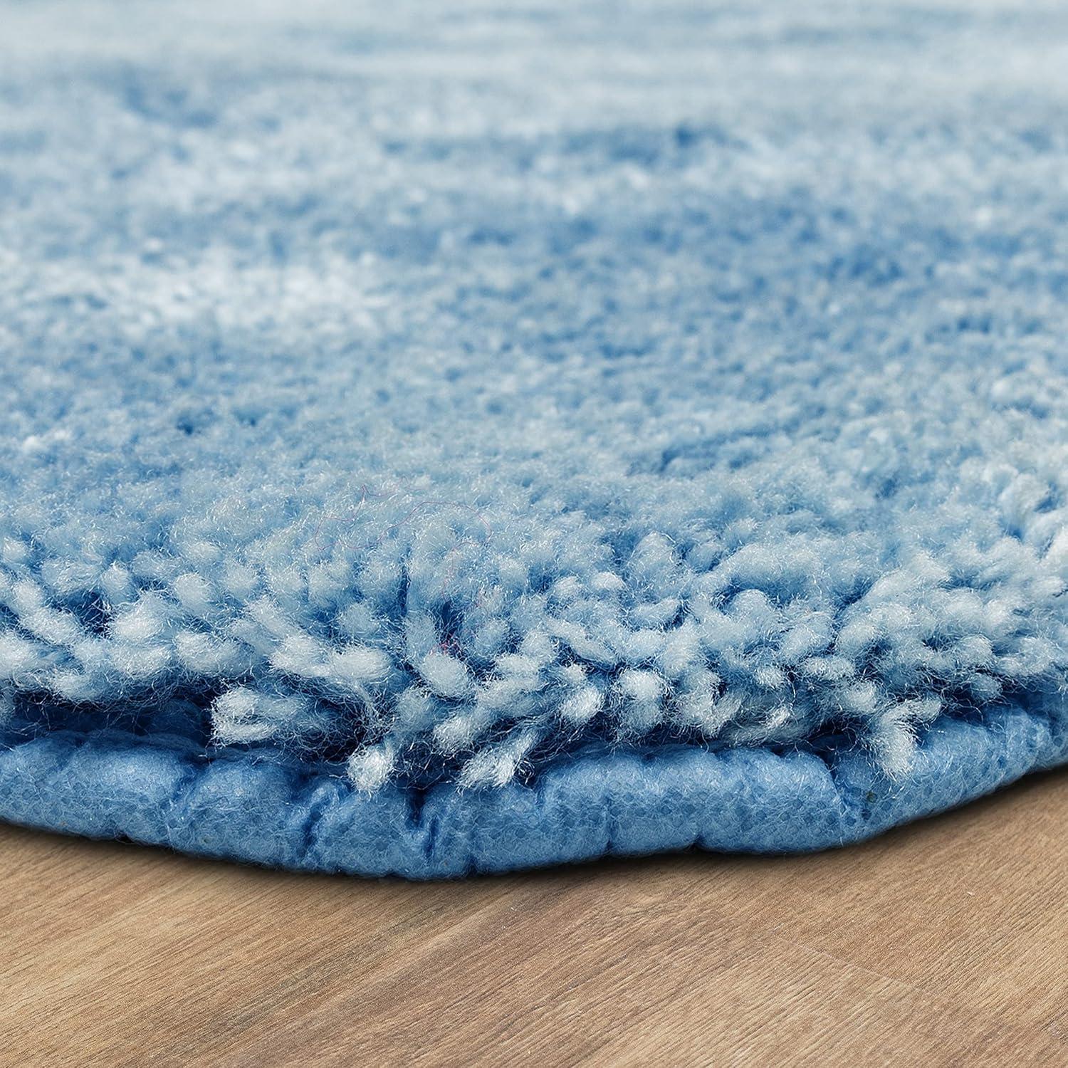 Mohawk Home Royal Bath Rug Wedgewood, 1'5"x2', Light Blue