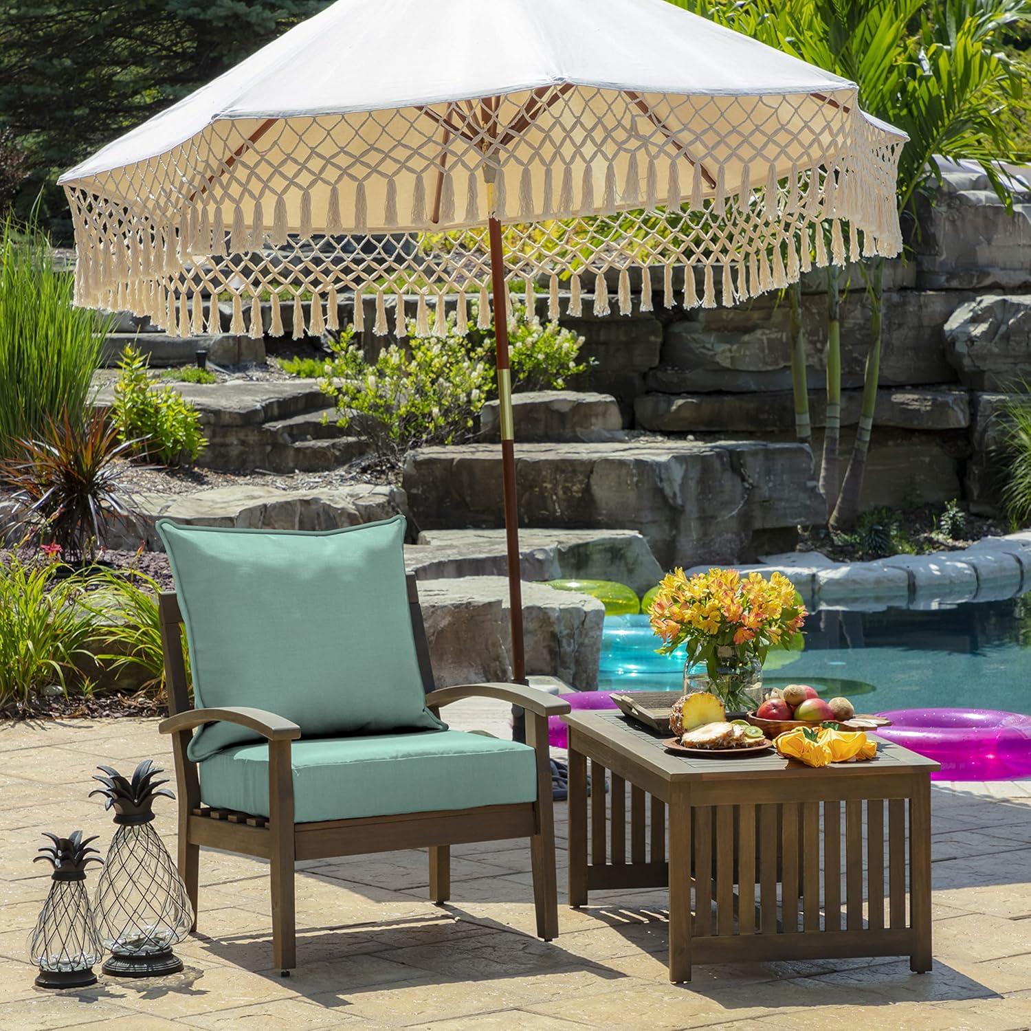 Aqua Leala Outdoor Deep Seat Cushion Set